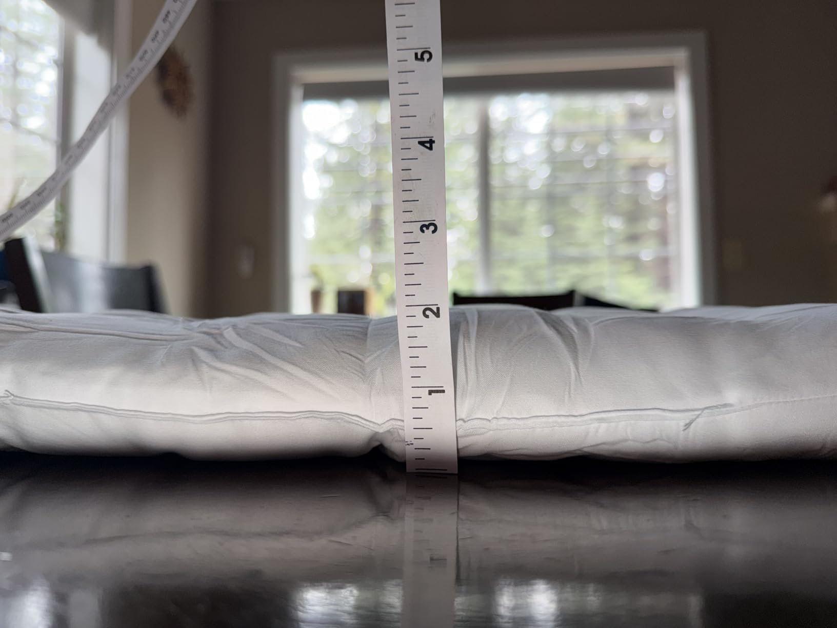 Ultra Flat Thin Pillow for Sleeping 2.5 inch Height Low Profile Slim Soft Bed Pillow for Stomach Back Sleepers Standard Size 18