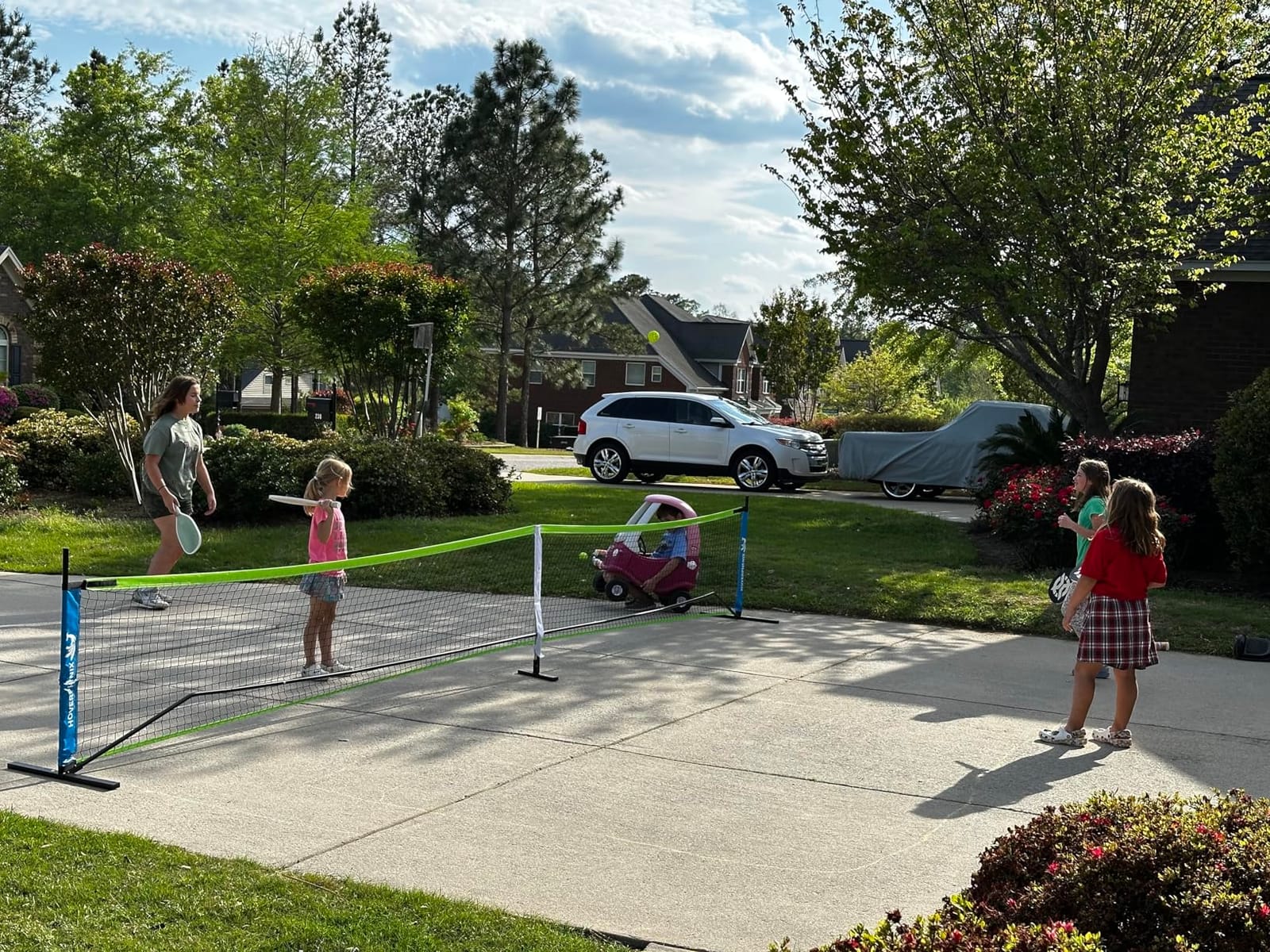 Hoverphenix Pickleball Net - 22FT Full Size Net with Carry Bag for Driveway customer photo 1