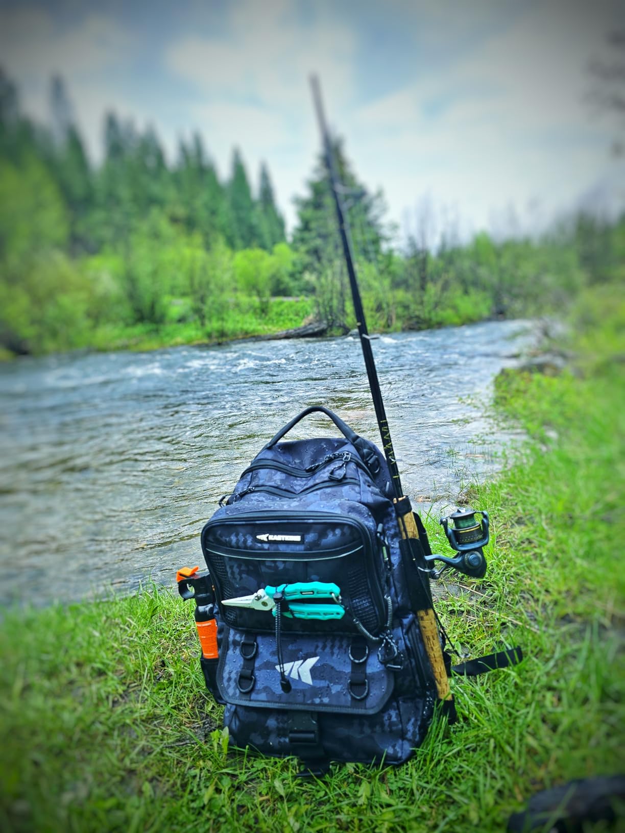 KastKing BaitSpace 50L Fishing Backpack with 4 Tackle Boxes, 2 Rod Holders customer photo 1