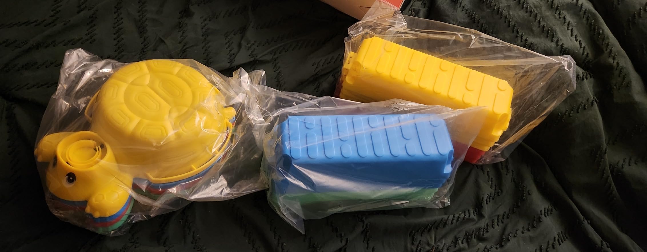 16 Pcs Balance Beam and Stepping Stones for Kids - 4 Turtle Shape Stepping Stones and 12 Connectable Beams with Sound Feature,Color Spinner, Riddle Cards, Fun Balance Training and Obstacle Course customer photo 2