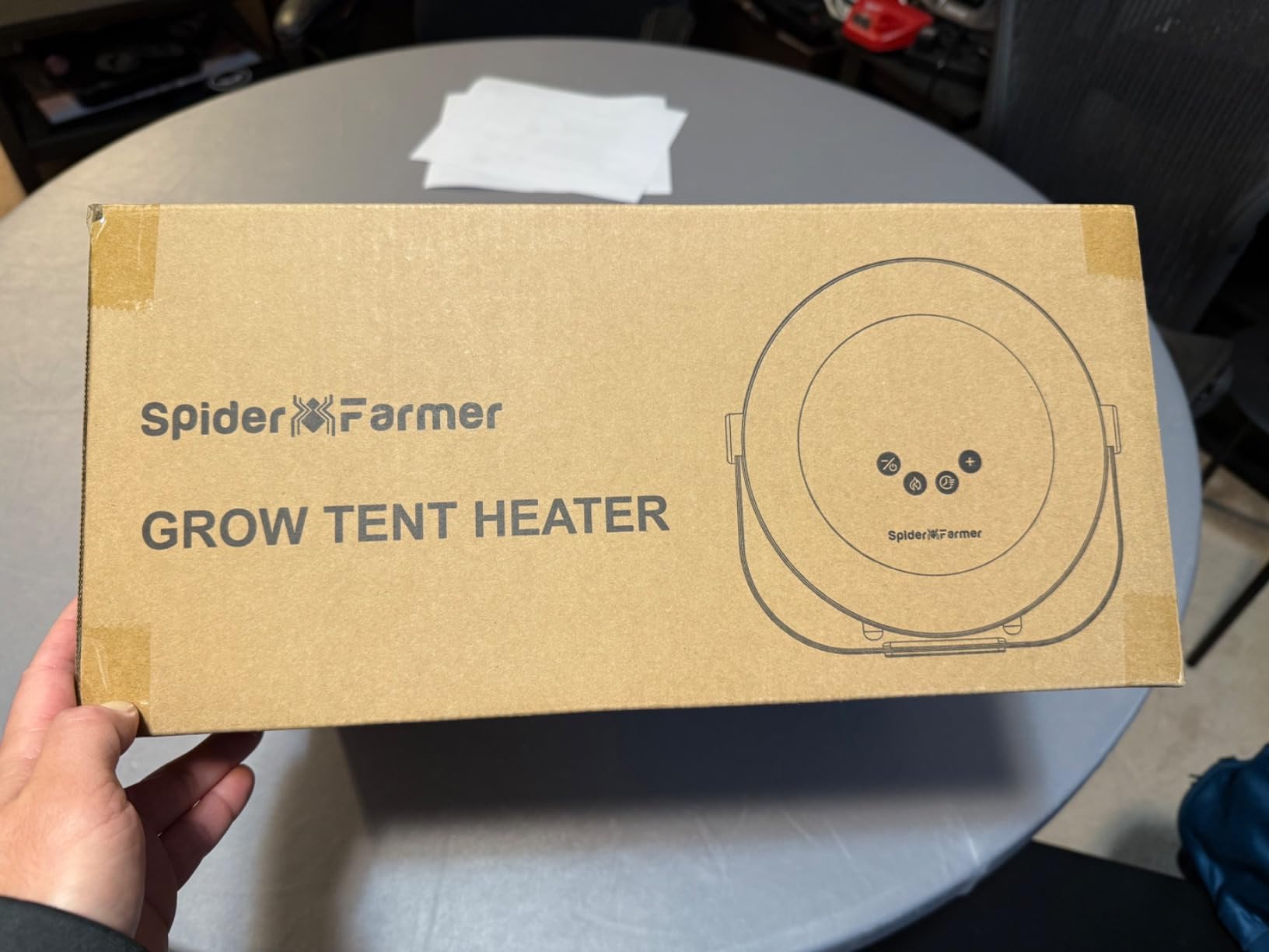 Spider Farmer Heater,530W 10-Level PTC Heating for Grow Tent,Plant Room | Portable Heater with Extension Hose,Smart Temperature Control,24H Timer customer photo 2