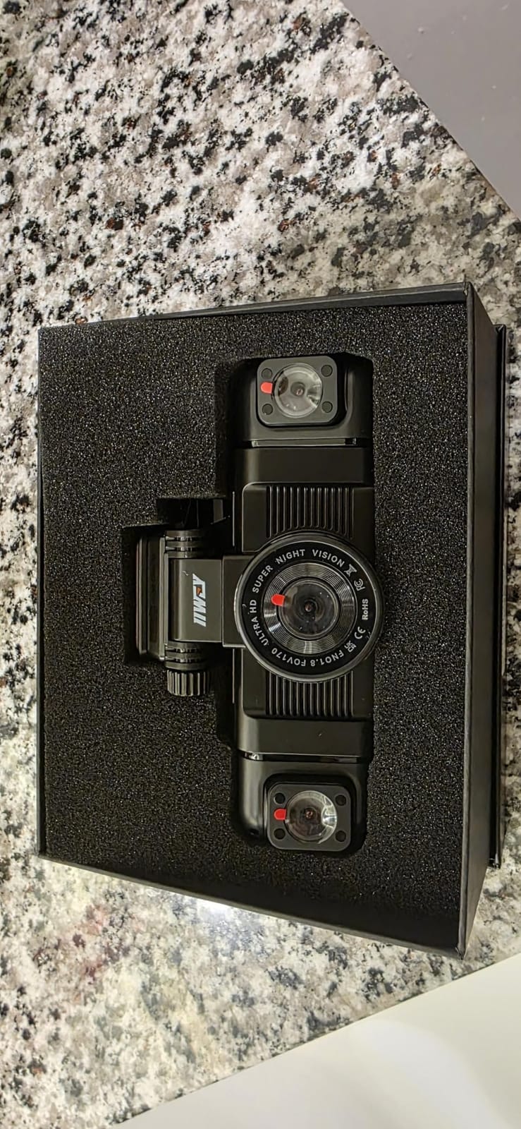 IIWEY N5 4 Channel Dash Cam for Cars, 360° View 2K Front 1080P Rear Inside customer photo 1