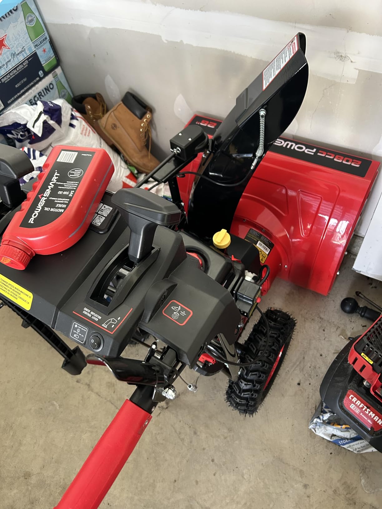 PowerSmart 26-Inch Self-Propelled Gas Snow Blower, Powered by B&S 208cc Engine, Electric Start, 13-Inch Snow Tires, Handle Warmer, Two-Stage Snow Blowers with LED Lights customer photo 2