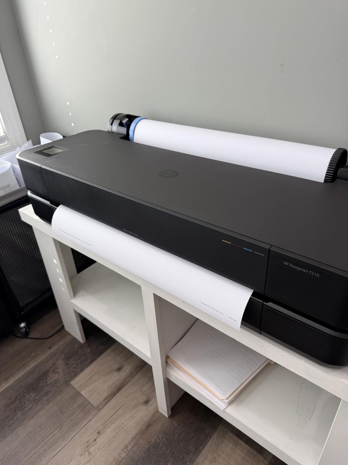 HP DesignJet T210 Large Format 24-Inch Plotter Printer for Easy CAD & Poster Prints (8AG32T), Includes 2-Year HP Care Pack with Onsite Support customer photo 1