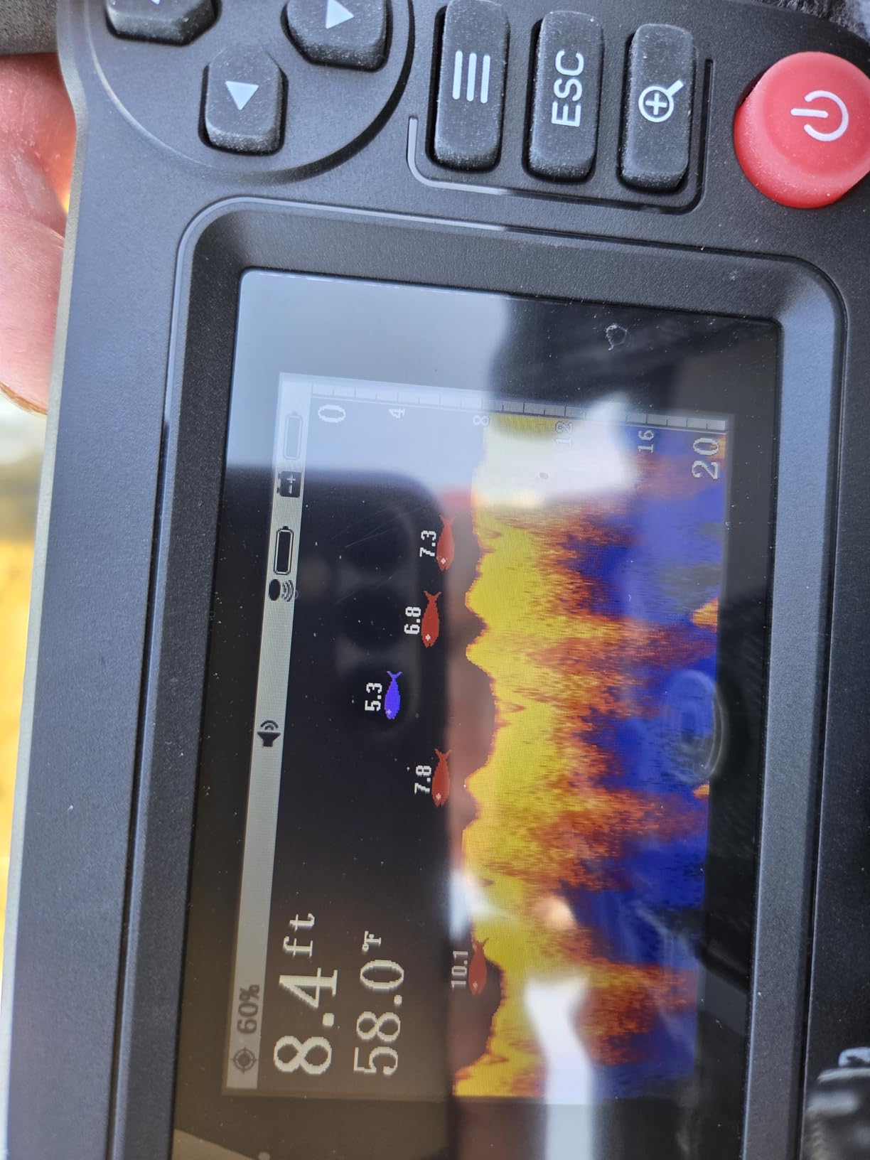 Portable Castable Fish Finder for Kayak with Wireless Sonar Sensor customer photo 2