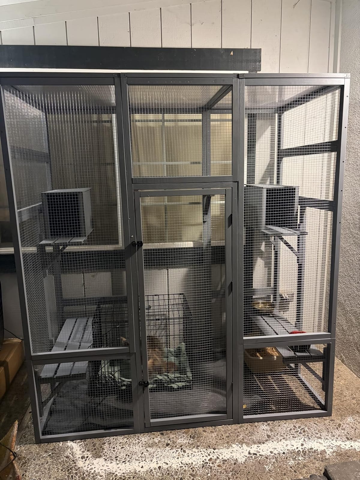NYEEKOY 71in Catio, Indoor & Outdoor Cat Enclosure Waterproof Roof & Perch customer photo 2