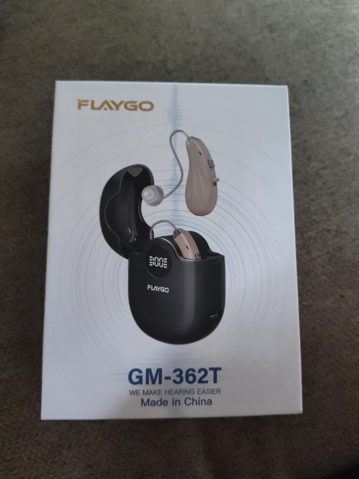 Flaygo Hearing Aids for Seniors,Hearing Aids for People with Hearing Loss, Sound Quality Restoration, Intelligent Noise Reduction, Standby 80h, One-Button Operation, Comfortable Wearing,Beige | Sound Quality Restoration,Rechargeable,Intelligent Noise Reduction, Standby 80h,One-Button Operation,Comfortable Wearing customer photo 1