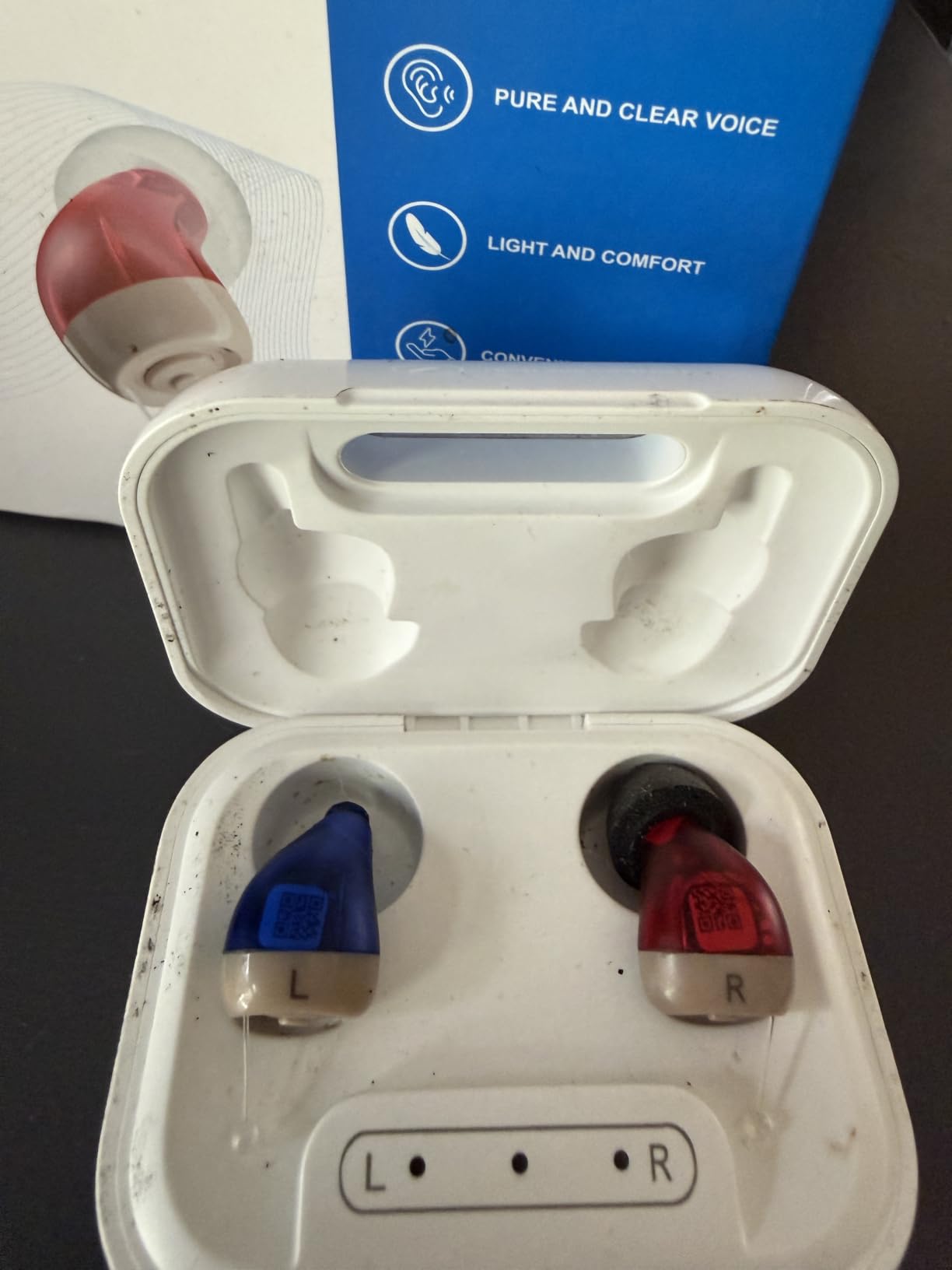 Oricle Standard 2.0 Hearing Aids for Seniors - Oricle Hearing Aids for Adults with Advanced Noise Cancellation - Easy Volume Control with Portable Charging Case customer photo 2