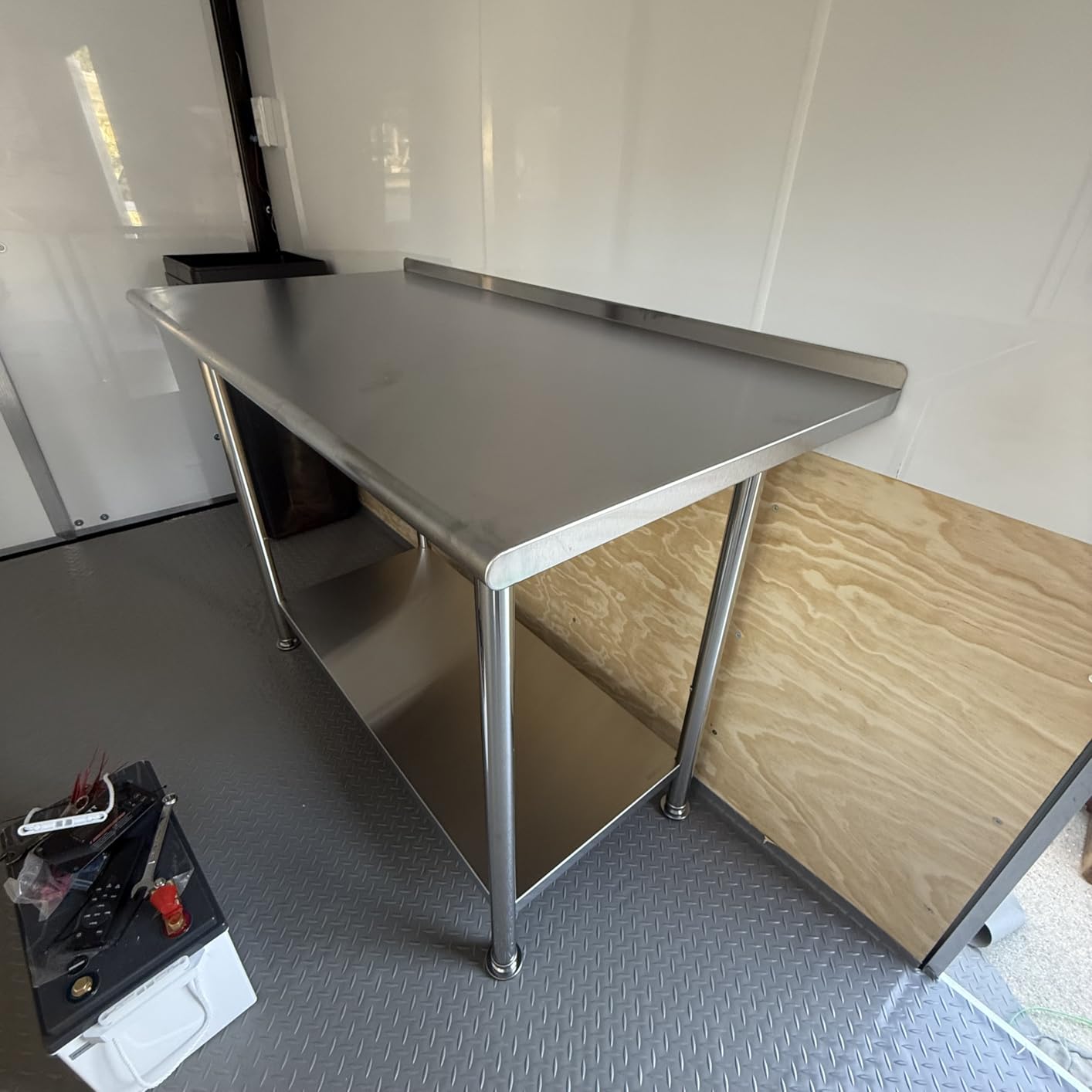 Atelicf NSF Stainless Steel Prep Table 24X48 inch with Backsplash customer photo 1