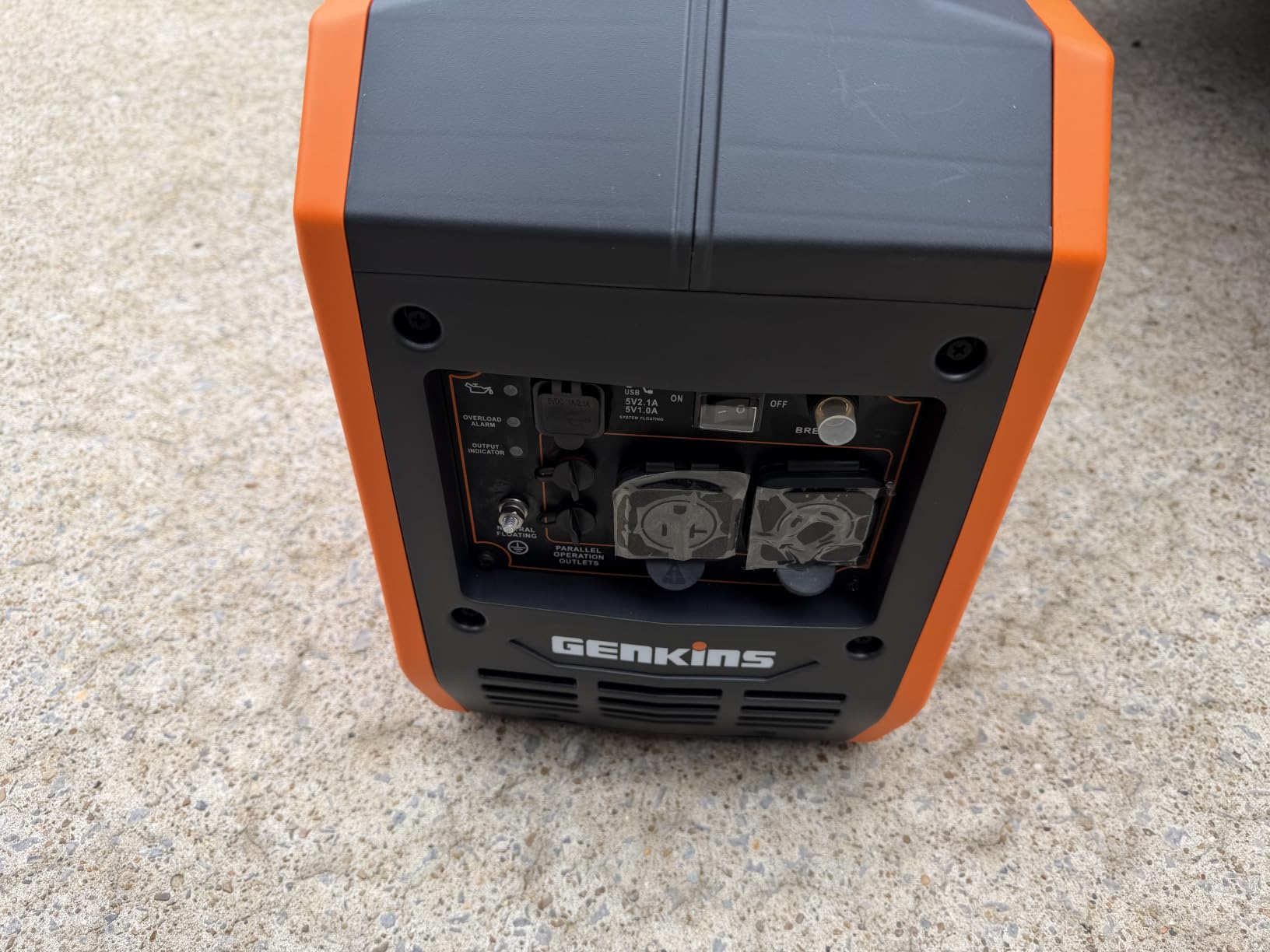 Genkins Portable Inverter Generator 4500W Gas Powered Pure Sine Wave Lightweight Quiet Parallel Capability for Camping RV Home Backup customer photo 1