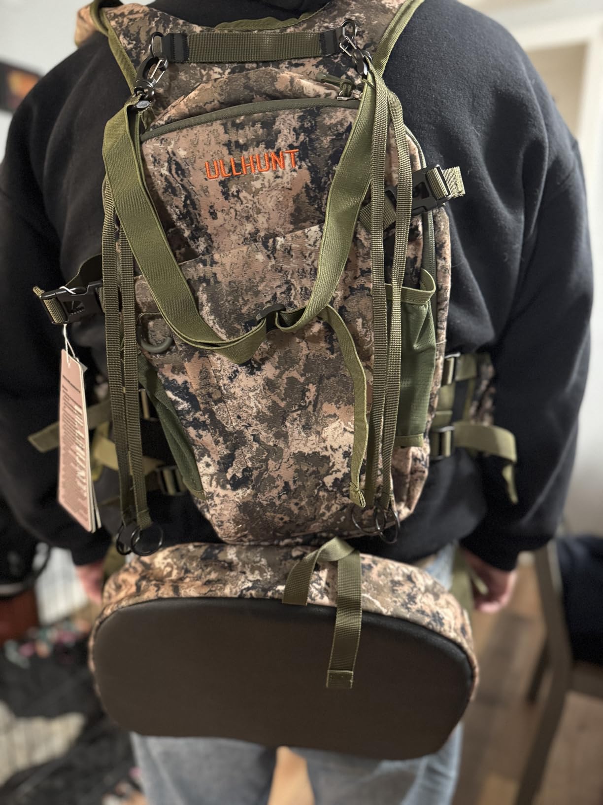 UIIHUNT Turkey Vest with Seat: Lightweight Turkey Hunting Vest with Game Pouch, Adjustable Turkey Hunting Gear Accessories customer photo 2