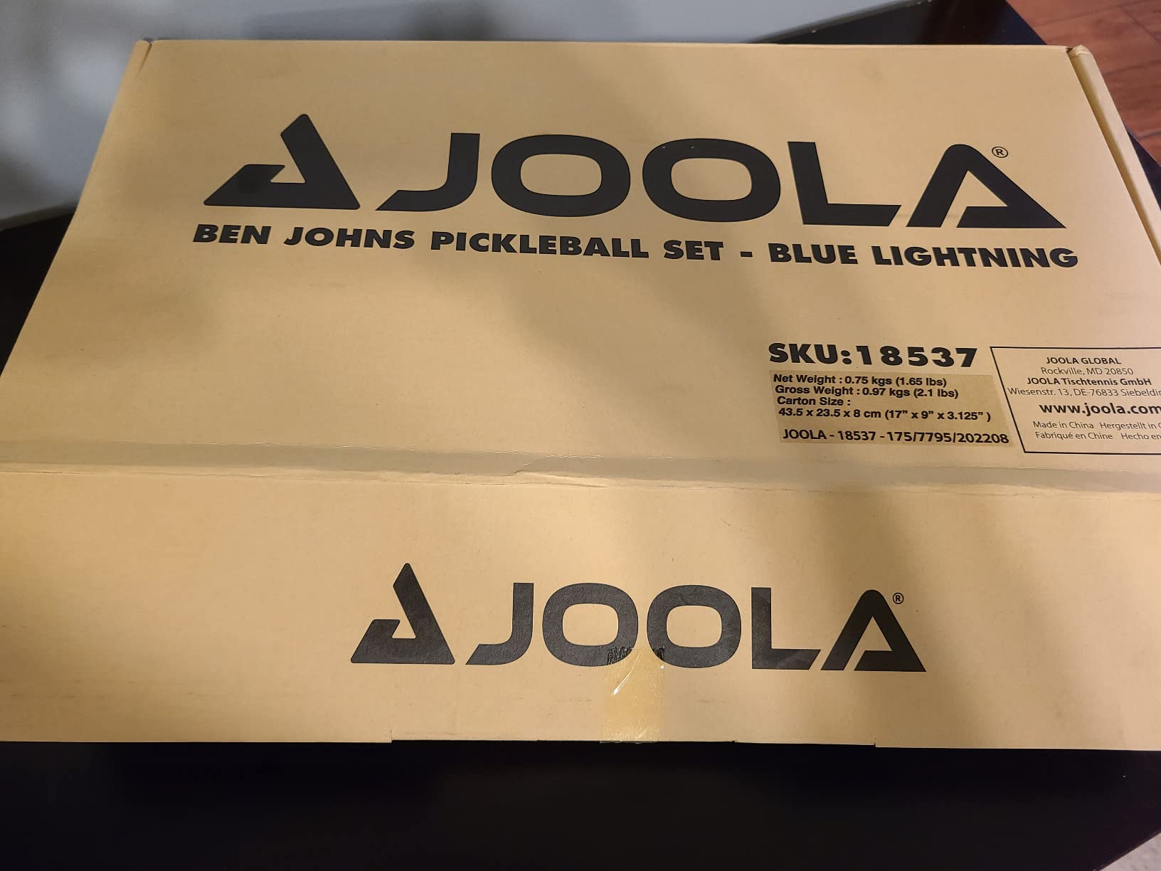 JOOLA Pickleball Paddles Set of 2 – Multiple Colors - Reinforced Fiberglass Surface – Lightweight, Durable, Beginner-Friendly Racket Design – Set Includes Balls & Bag – USAP Approved customer photo 1