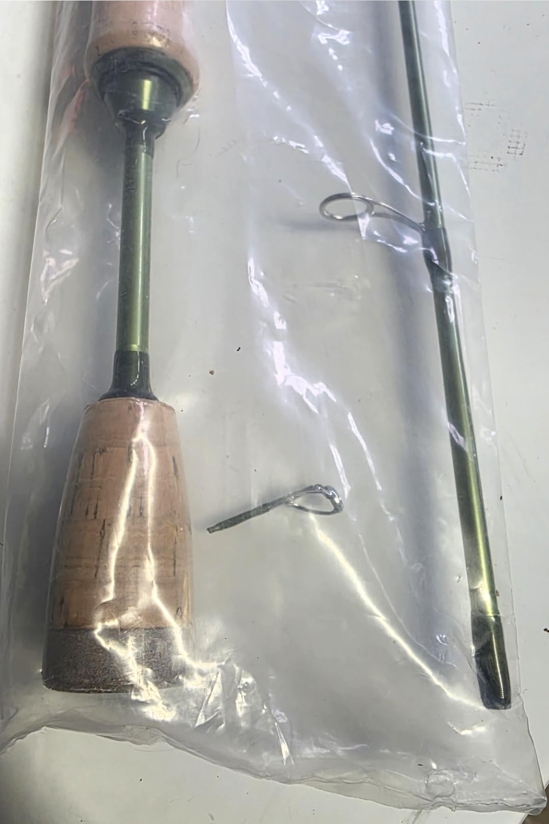 LITTMA Wild Streams Ultralight Spinning&Casting Trout Rod, 2-Piece Fishing Rod for Crappie, Panfish & Micro Fishing, Green Carbon Fiber Blank with Cork Handle, 5’6”/6’/6’6”/7’ customer photo 1
