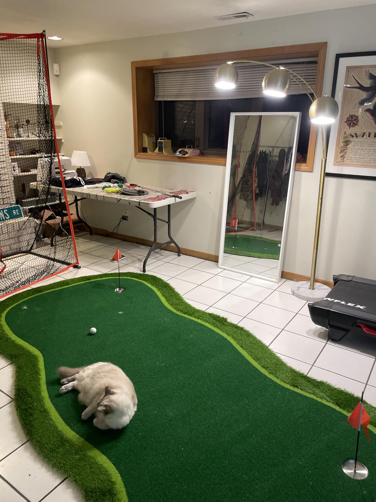 Golf Putting Green Mat,Golf Practice Training Mat for Indoor/Outdoor customer photo 2