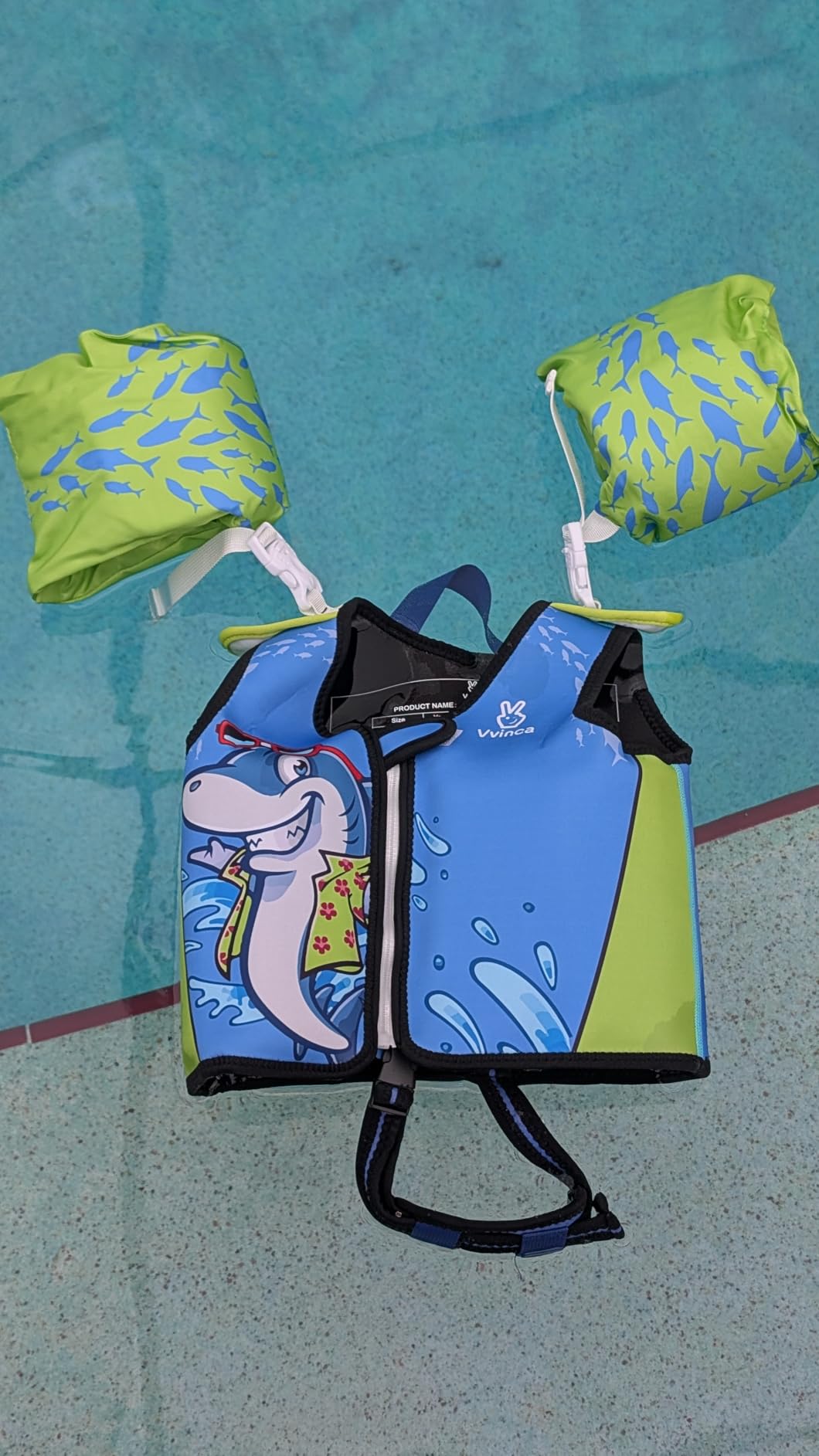Vvinca Puddle Kid Jumper for 13-30-66 Lbs,Toddlers Pool Floaties for 1-10 customer photo 1