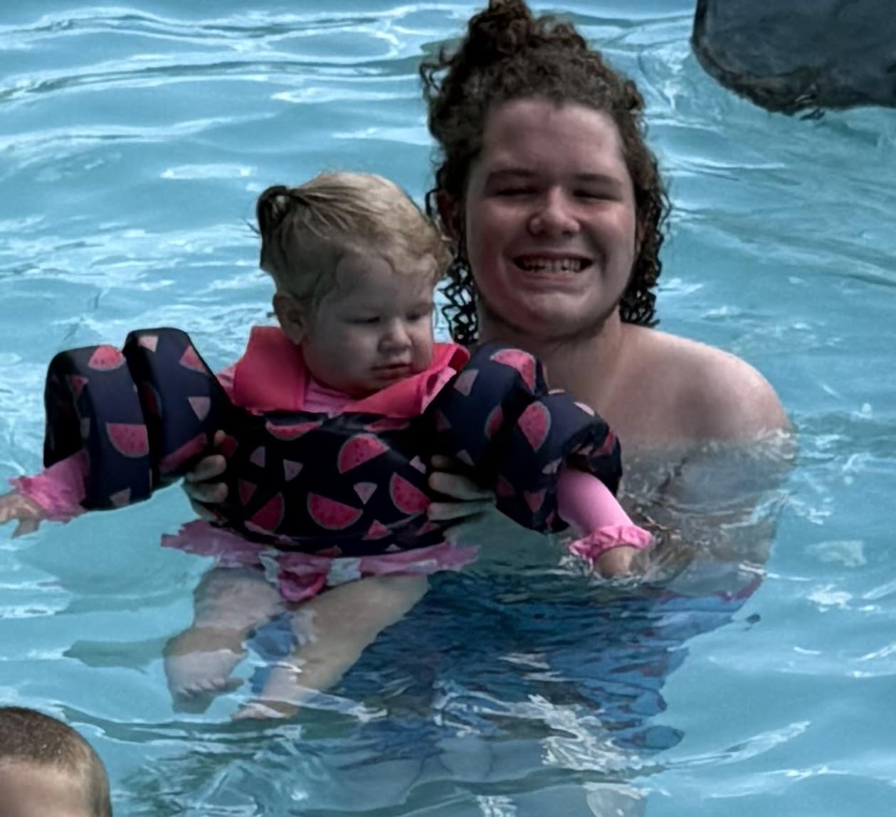 Vvinca Puddle Kid Jumper for 13-30-66 Lbs,Toddlers Pool Floaties for 1-10 customer photo 2