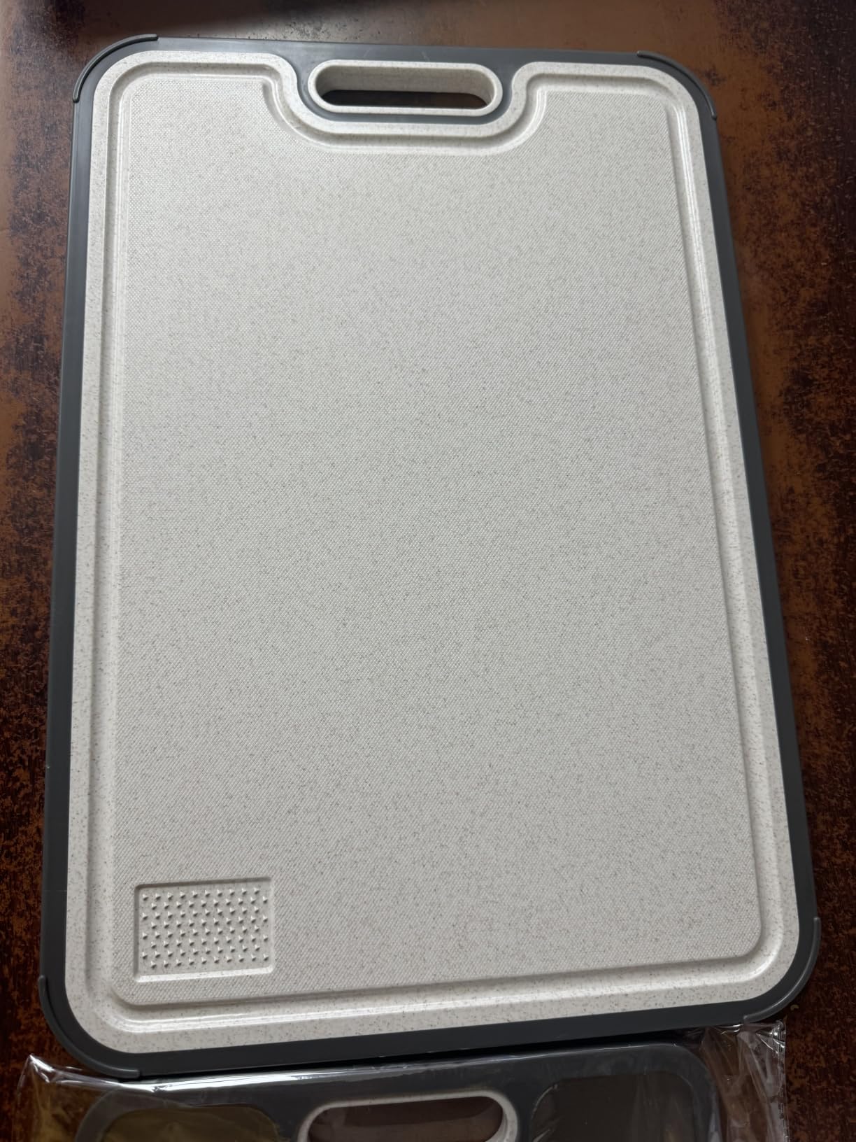 Titanium Cutting Board for Kitchen, Pure Titanium/PP, Size 16”×11” customer photo 2