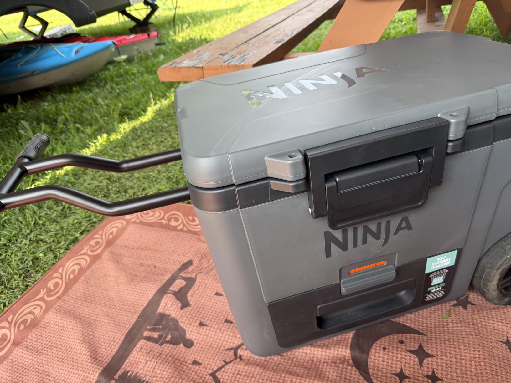 Ninja FrostVault™ 45qt Cooler with Wheels, Dry Storage, Charcoal Gray customer photo 1