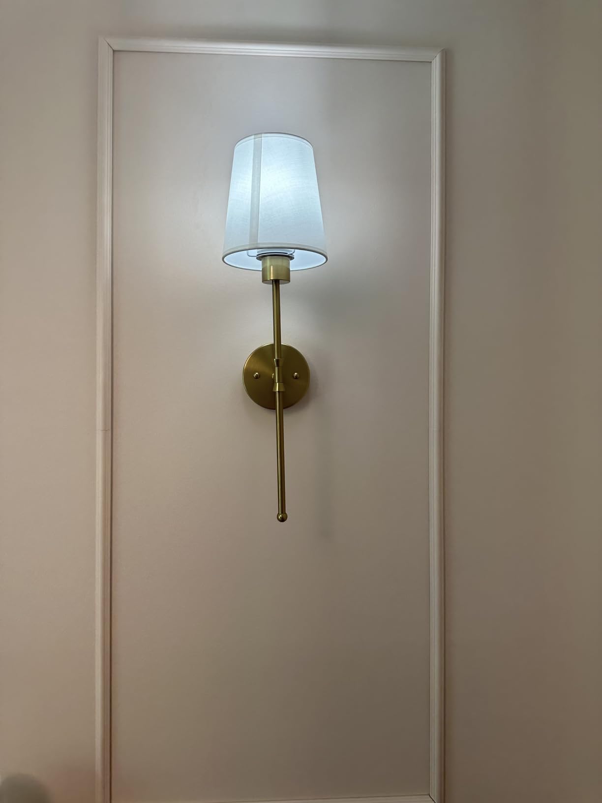 Depuley Battery Operated Wall Sconce: Set of 2 Wireless Wall Lights with 10000mAh Dimmable Bulbs and Remote for Bedroom - Rechargeable 15 Colors Gold Wall Lamp for Living Room Hallway customer photo 1