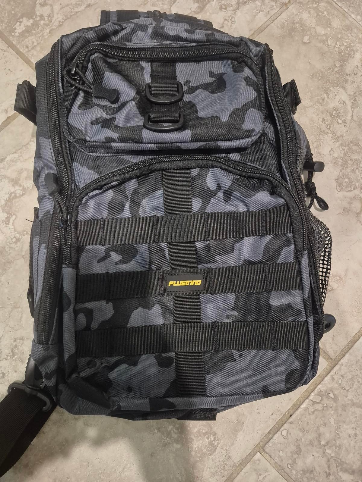 PLUSINNO Fishing Backpack with Tackle Box Fishing Gear Kit Tackle Bag customer photo 1