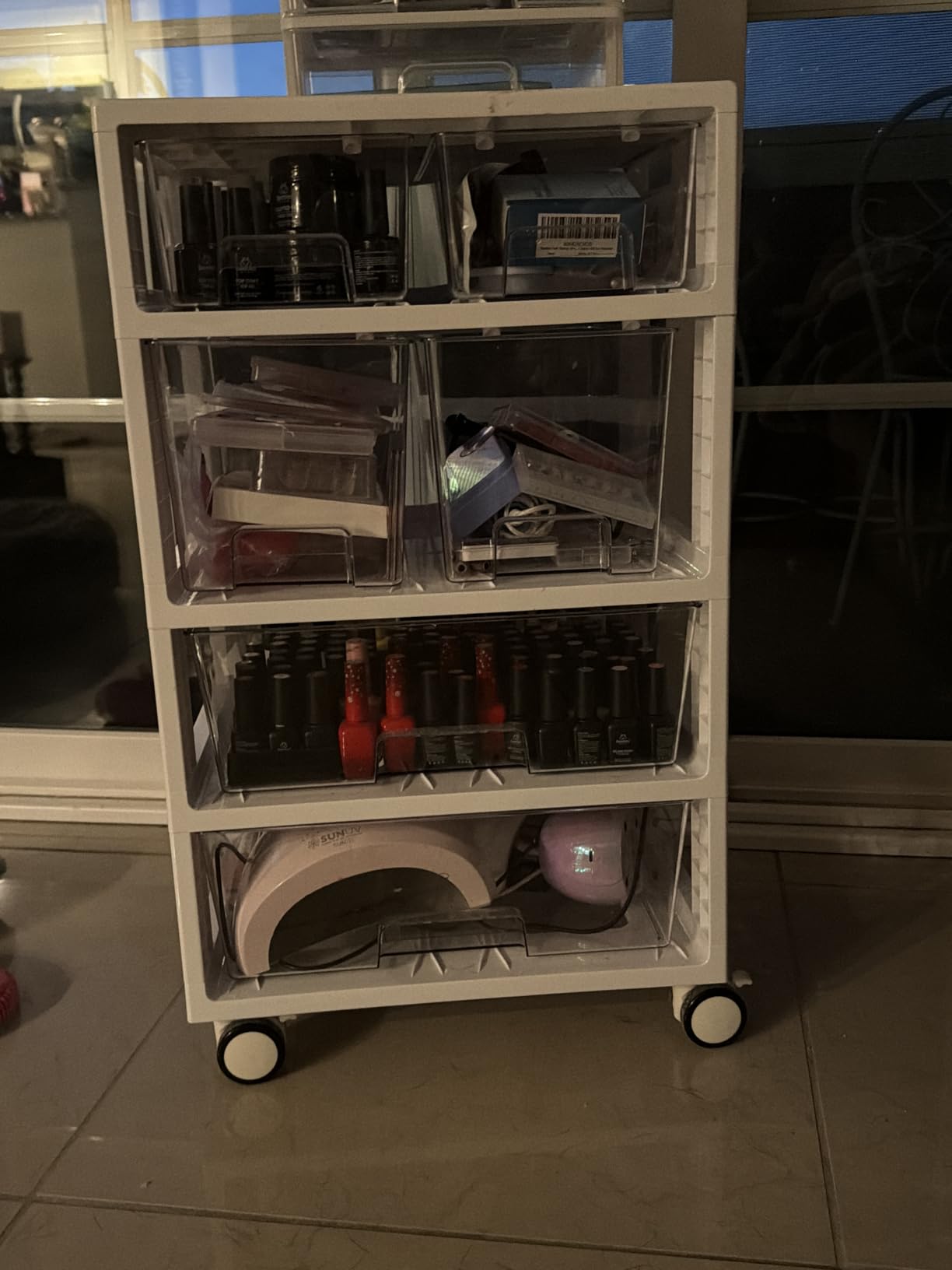 Vtopmart Drawer Storage Organizer,4 Tier 6 Drawers with Wheels customer photo 2