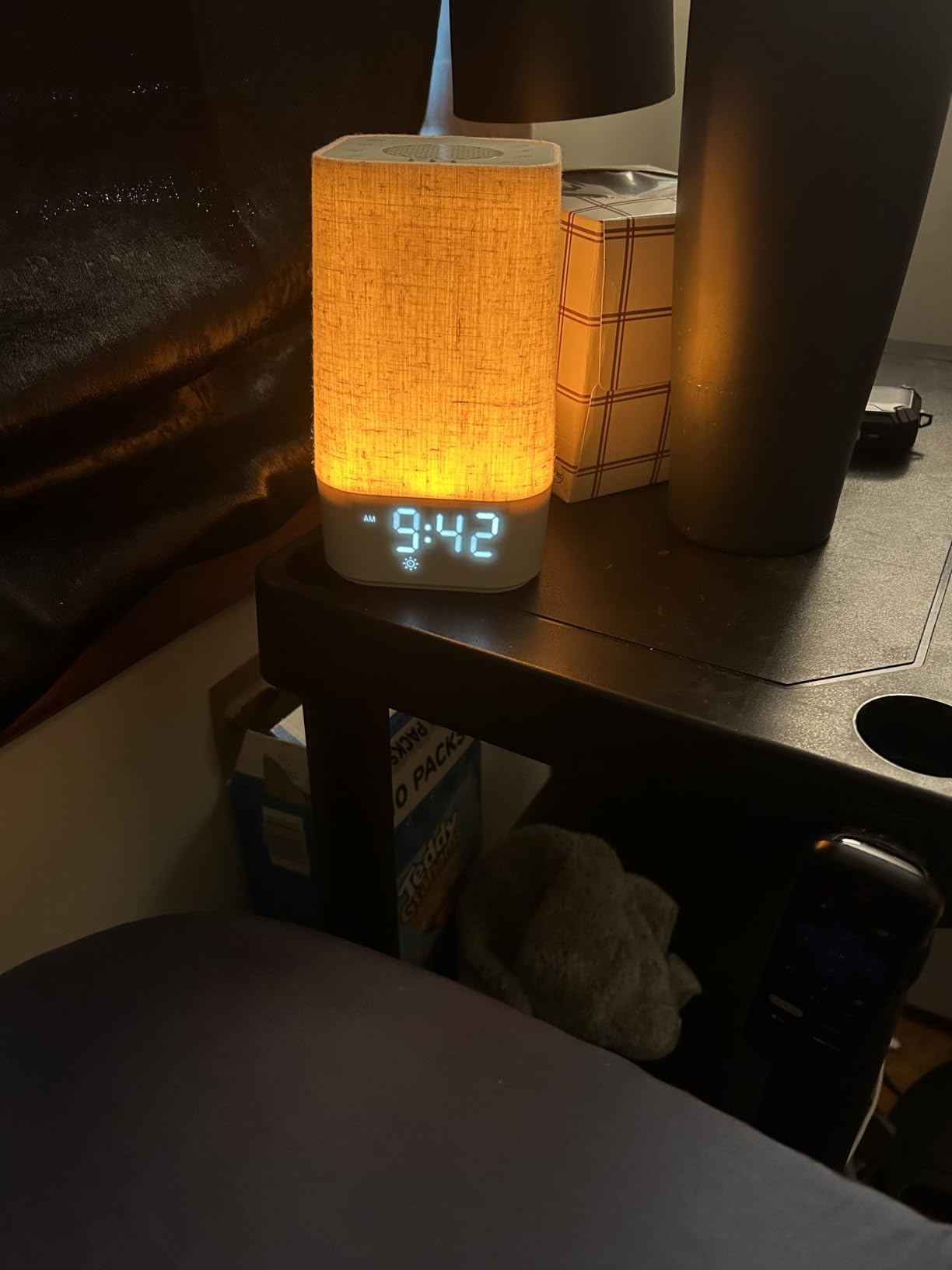 Sunrise Alarm Clock with Sound Machine, Gentle Wake Up Light for Bedroom customer photo 2