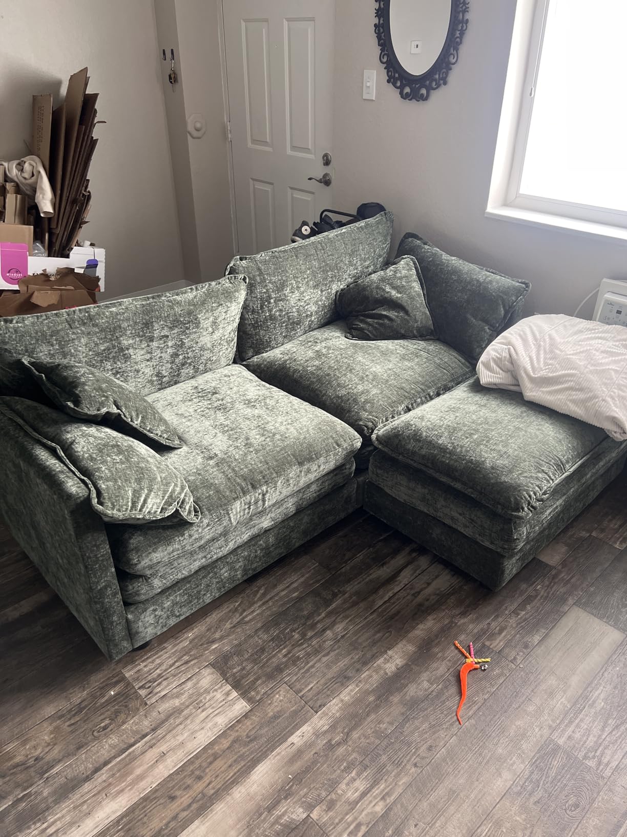 GNIXUU Oversized 7 Seater Modular Sectional Sofa, Deep Seat Cloud Couch customer photo 2