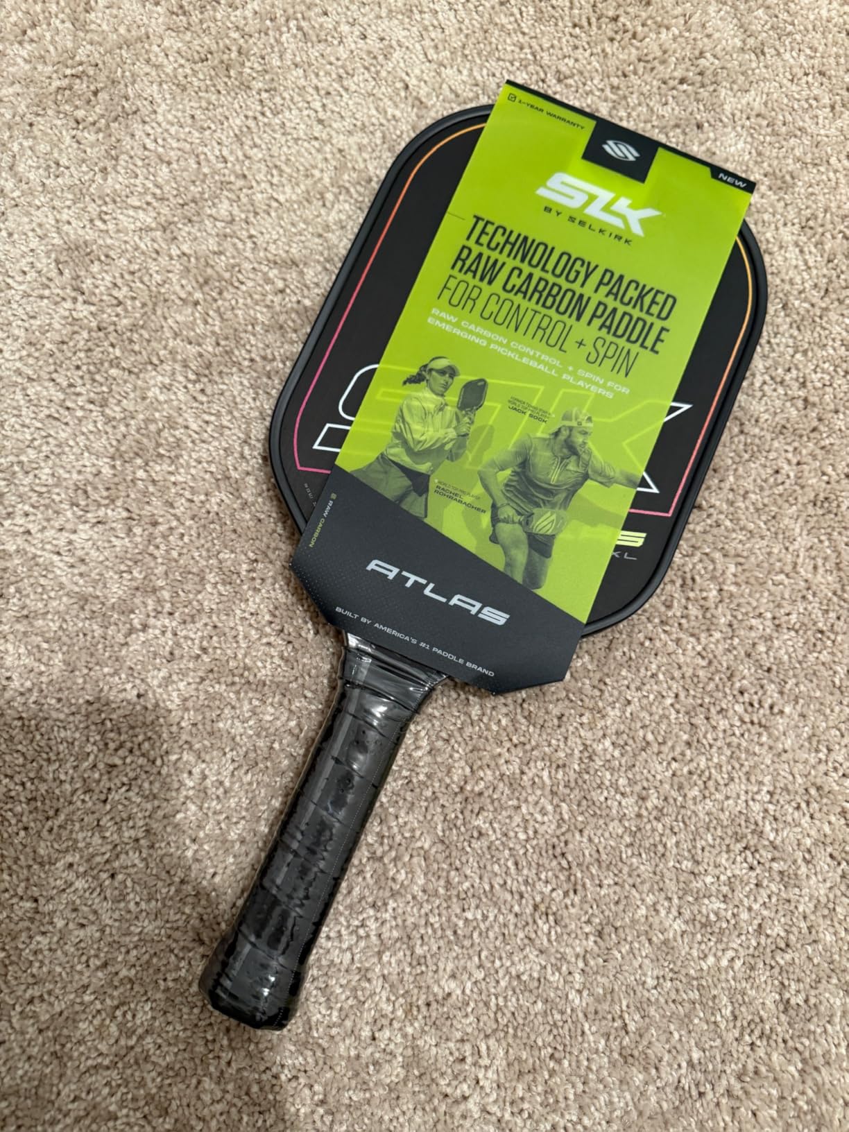 Selkirk Sport SLK Atlas Pickleball Paddles | Carbon Fiber Honeycomb customer photo 1