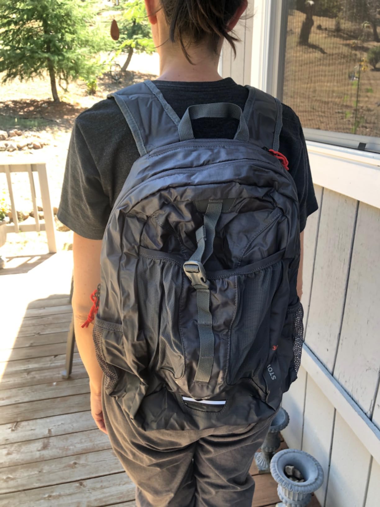 Eddie Bauer Stowaway Packable Backpack - Field Gold, 20L customer photo 2