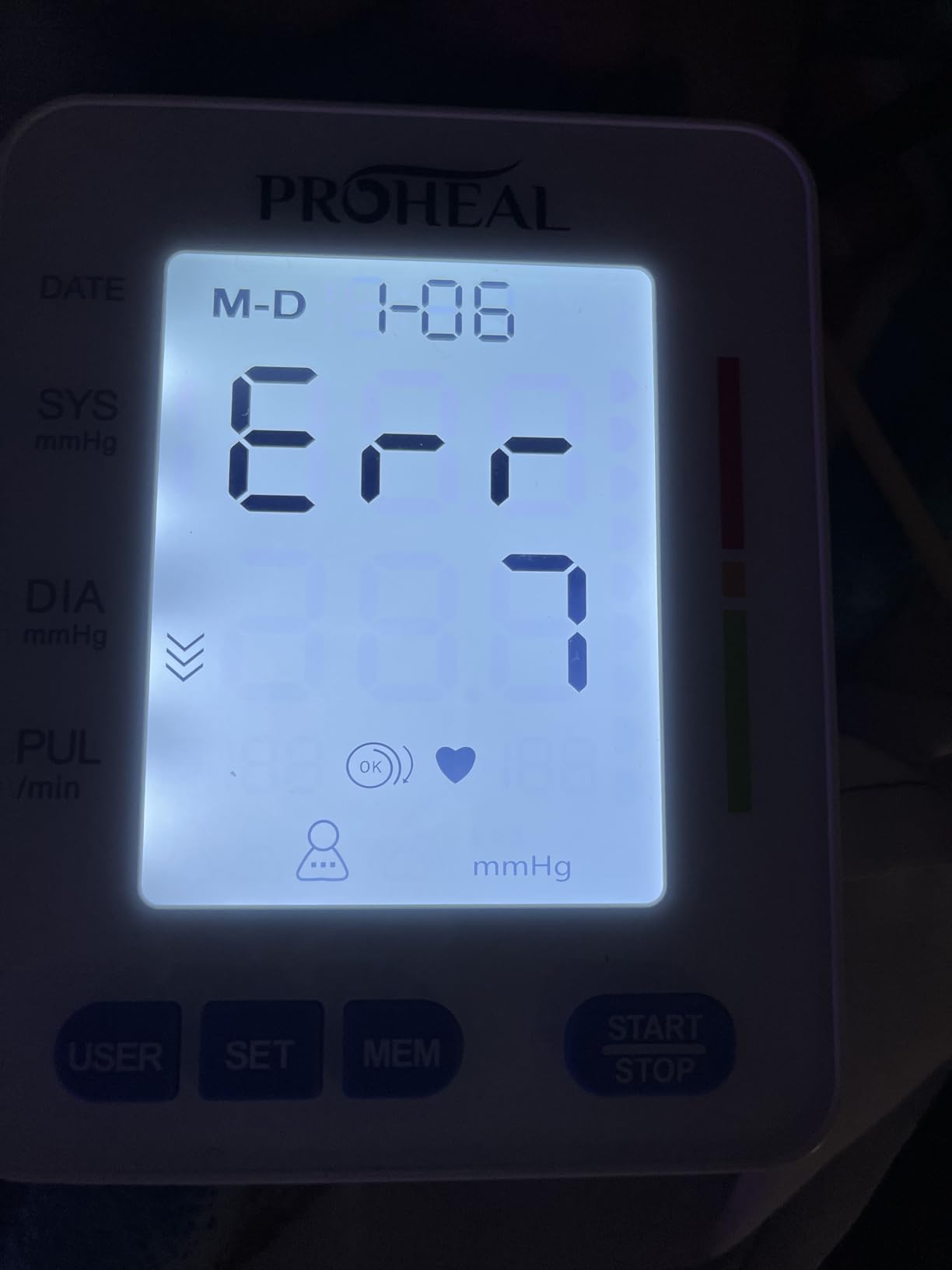 Talking Blood Pressure Monitor for Seniors and Low Vision - Hear Your Numbers Aloud - Automatic Upper Arm Cuff, Large Backlit Display, 3 User Memory, Carry Bag and Batteries Included customer photo 2