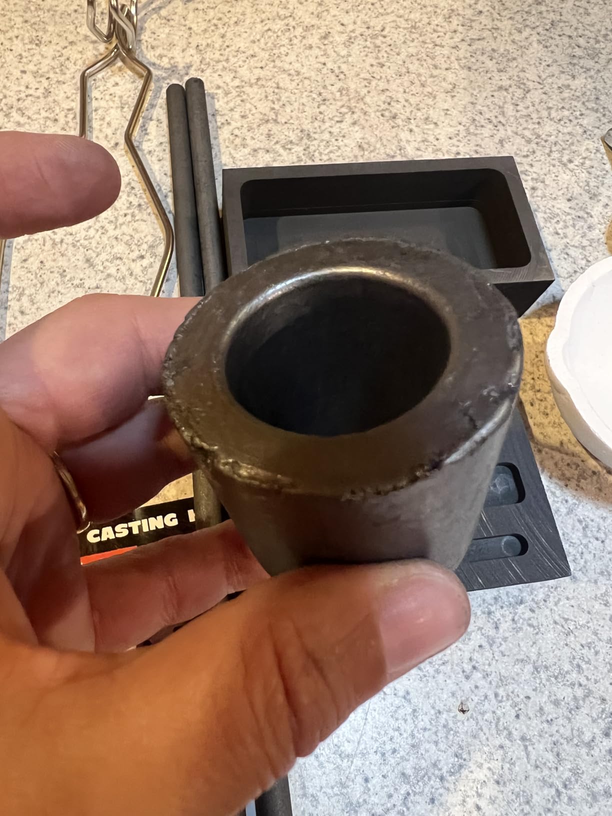 Nelyrho 8-in-1 Metal Casting Kit, Graphite Crucible Set for Melting Metals customer photo 1
