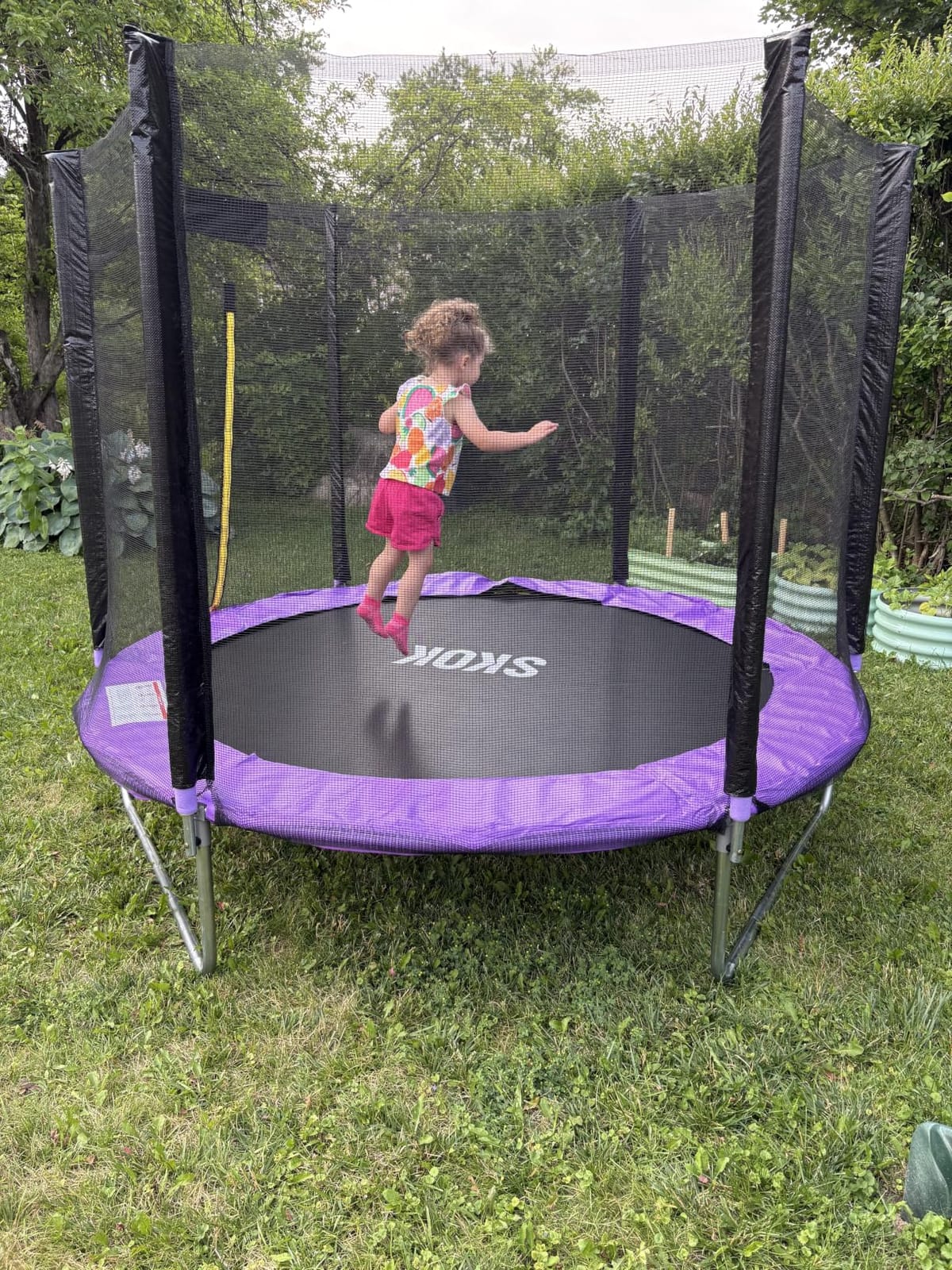 SKOK Trampoline for Kids,400LBS Outdoor Trampoline with Net-ASTM Approved Trampoline for Children and Adults customer photo 1