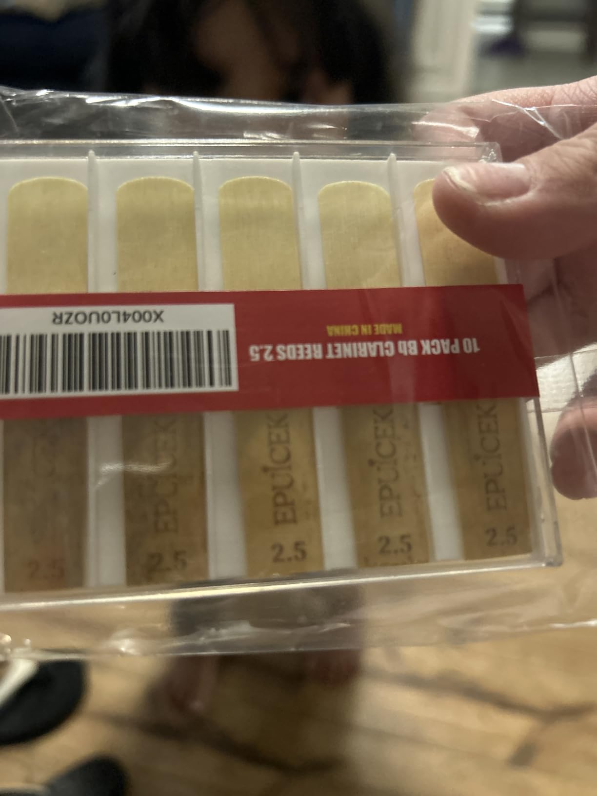 Bb Clarinet Reeds, Strength 2.5 for Beginners, 10 Pack customer photo 2