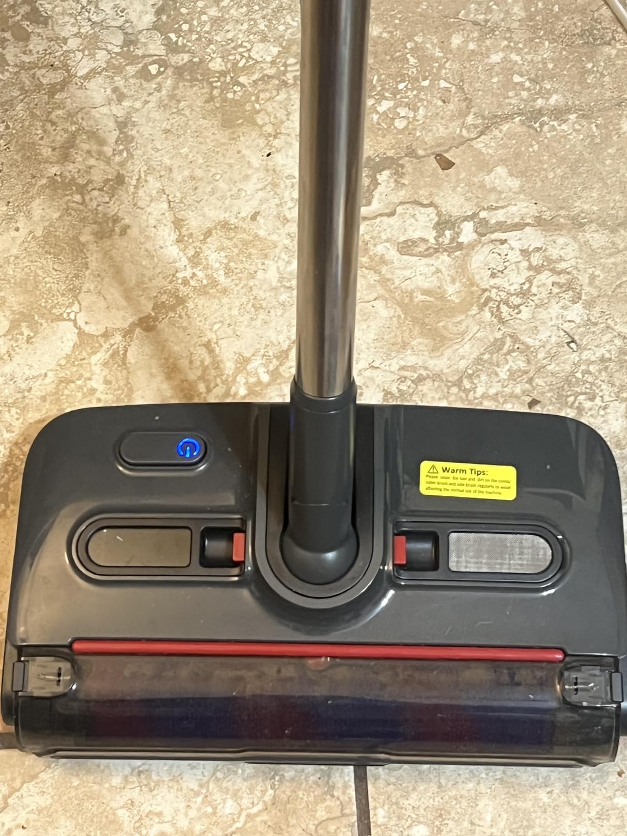 Swivel Cordless Sweeper with LED Light,Floor Cordless Sweeper, Cordless Electric Sweeper, Rechargeable Cordless Sweeper, Hard Floor Sweeper Roller Sweeper,Lightweight Sweeper for Home Crumbs customer photo 1
