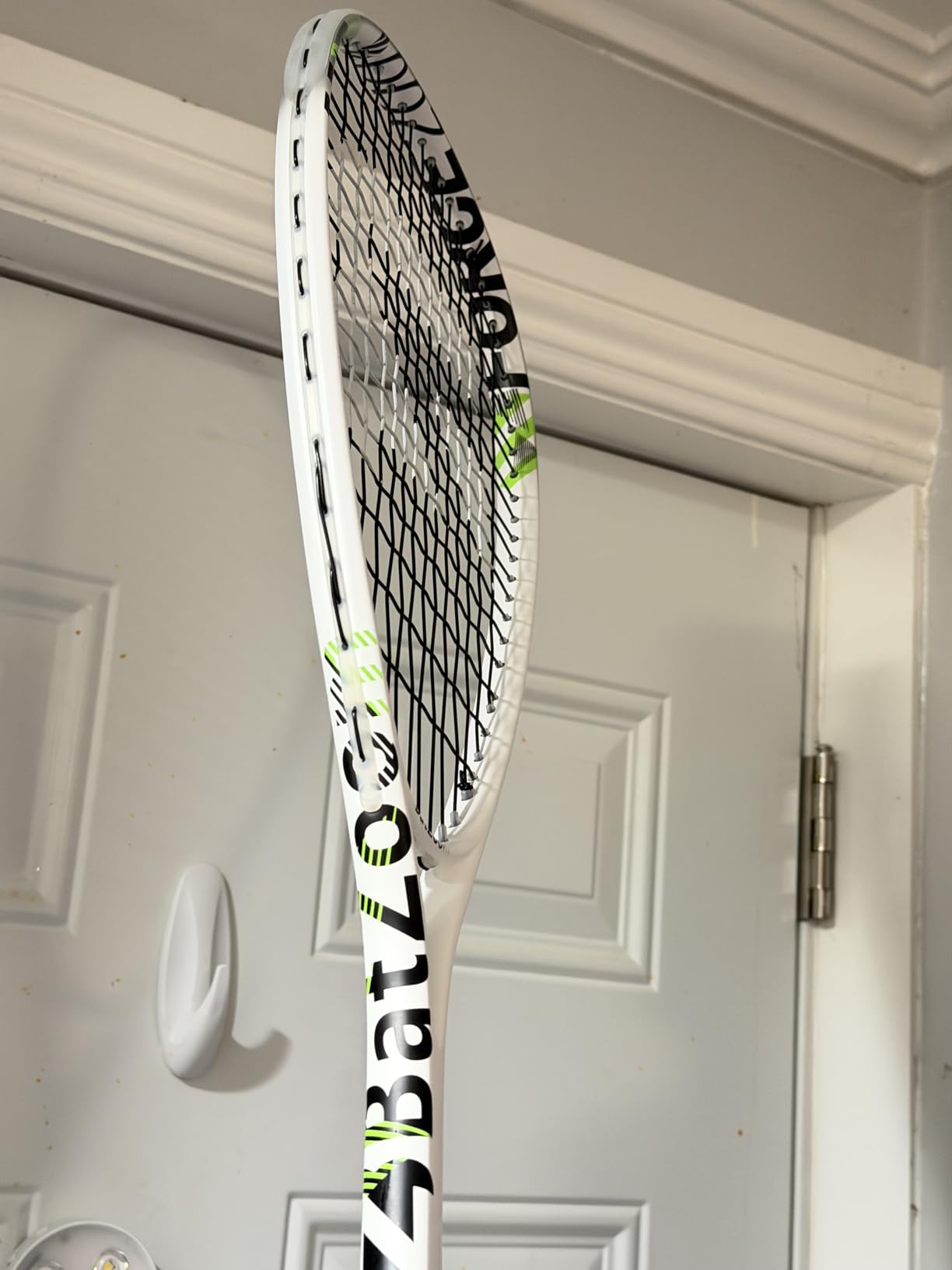 BatZoom Squash Racket for Beginners – Heavy Duty Training Squash Racquet for Adults, Pre-Strung with Comfortable Grip & Shock Absorption - Includes Carrying Bag customer photo 1