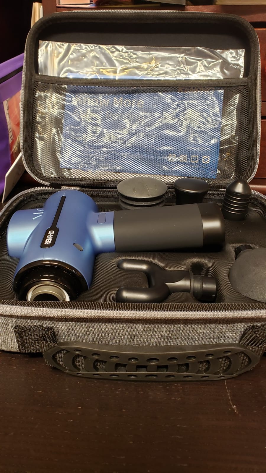 RENPHO Active+ Massage Gun, App-Controlled Guided Courses, Bluetooth customer photo 1