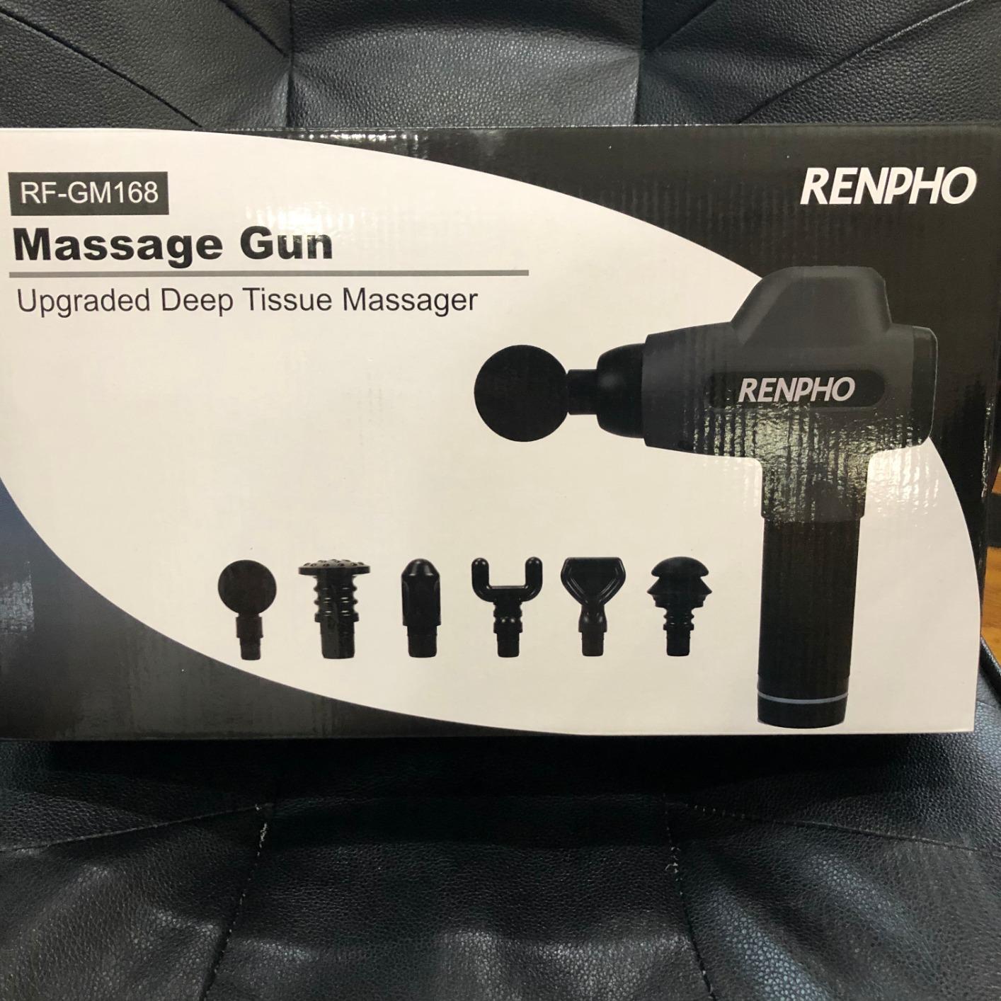 RENPHO Active+ Massage Gun, App-Controlled Guided Courses, Bluetooth customer photo 2