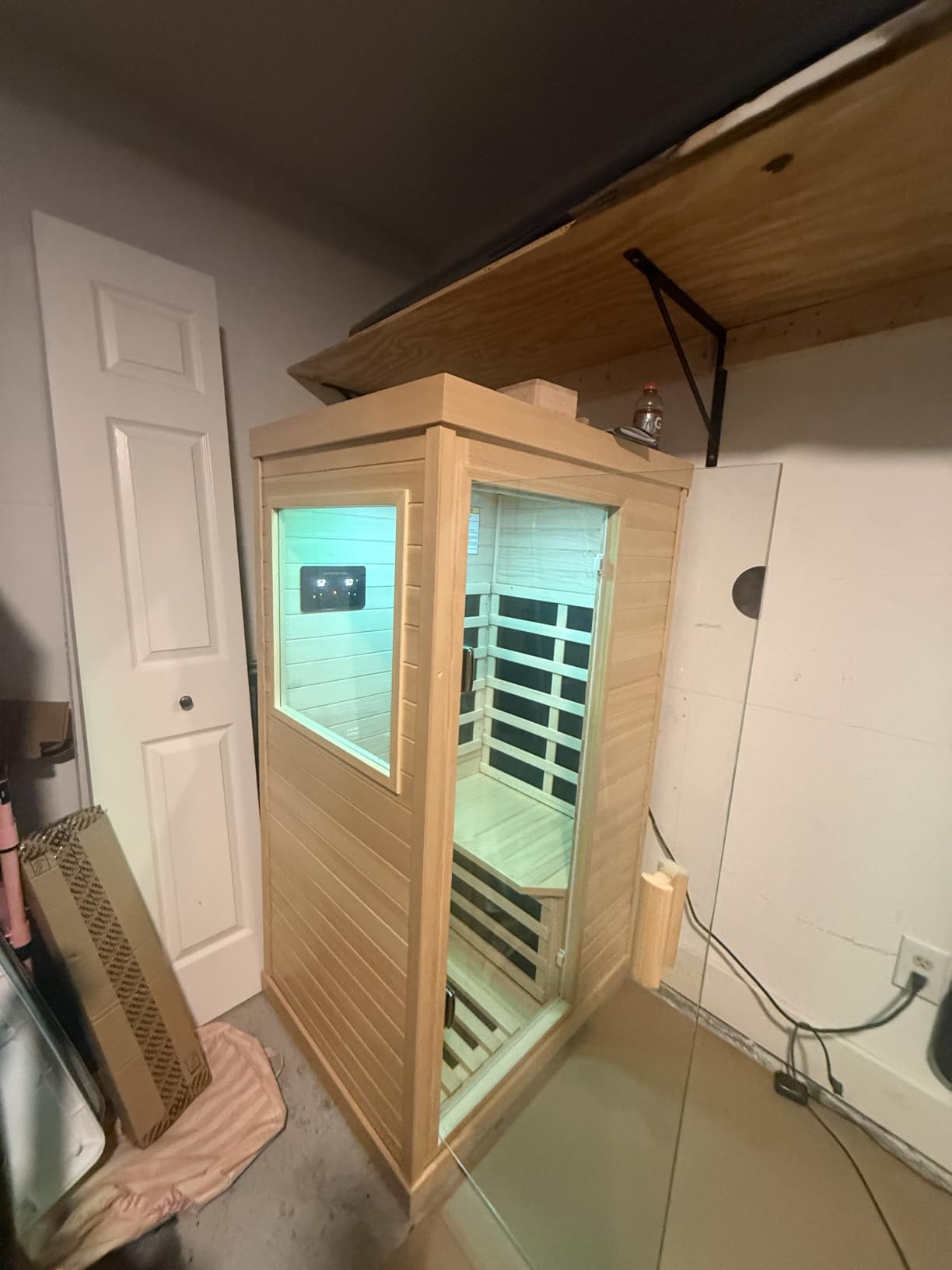 OUTEXER 2 Person Infrared Sauna Room Far Infrared 120V Canadian Hemlock customer photo 2