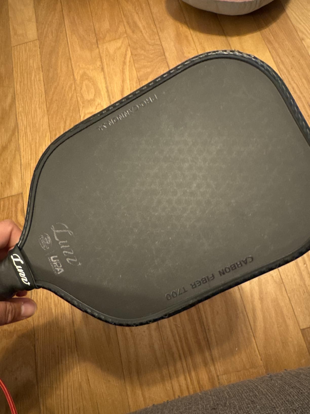 Luzz Pickleball Paddle Cannon Thermoformed T700 Carbon Fiber Honeycomb Core customer photo 1