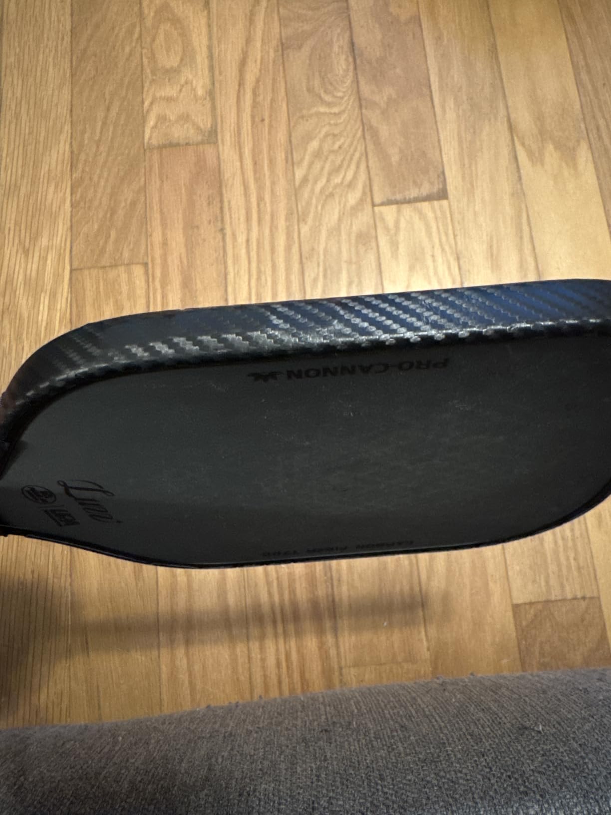 Luzz Pickleball Paddle Cannon Thermoformed T700 Carbon Fiber Honeycomb Core customer photo 2