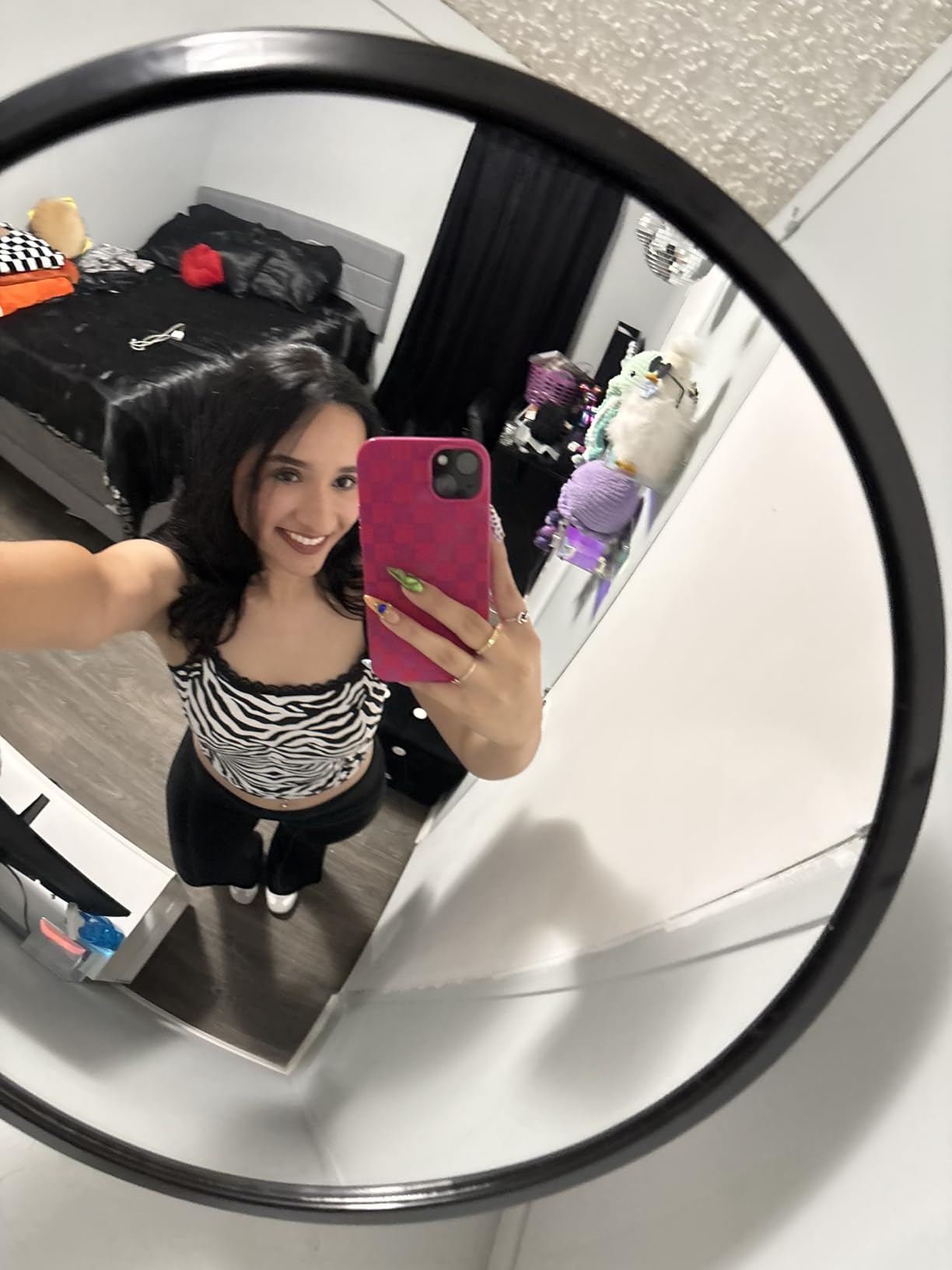 20 Inch Convex Mirror, HD Acrylic Driveway Garage Safety Mirror customer photo 2