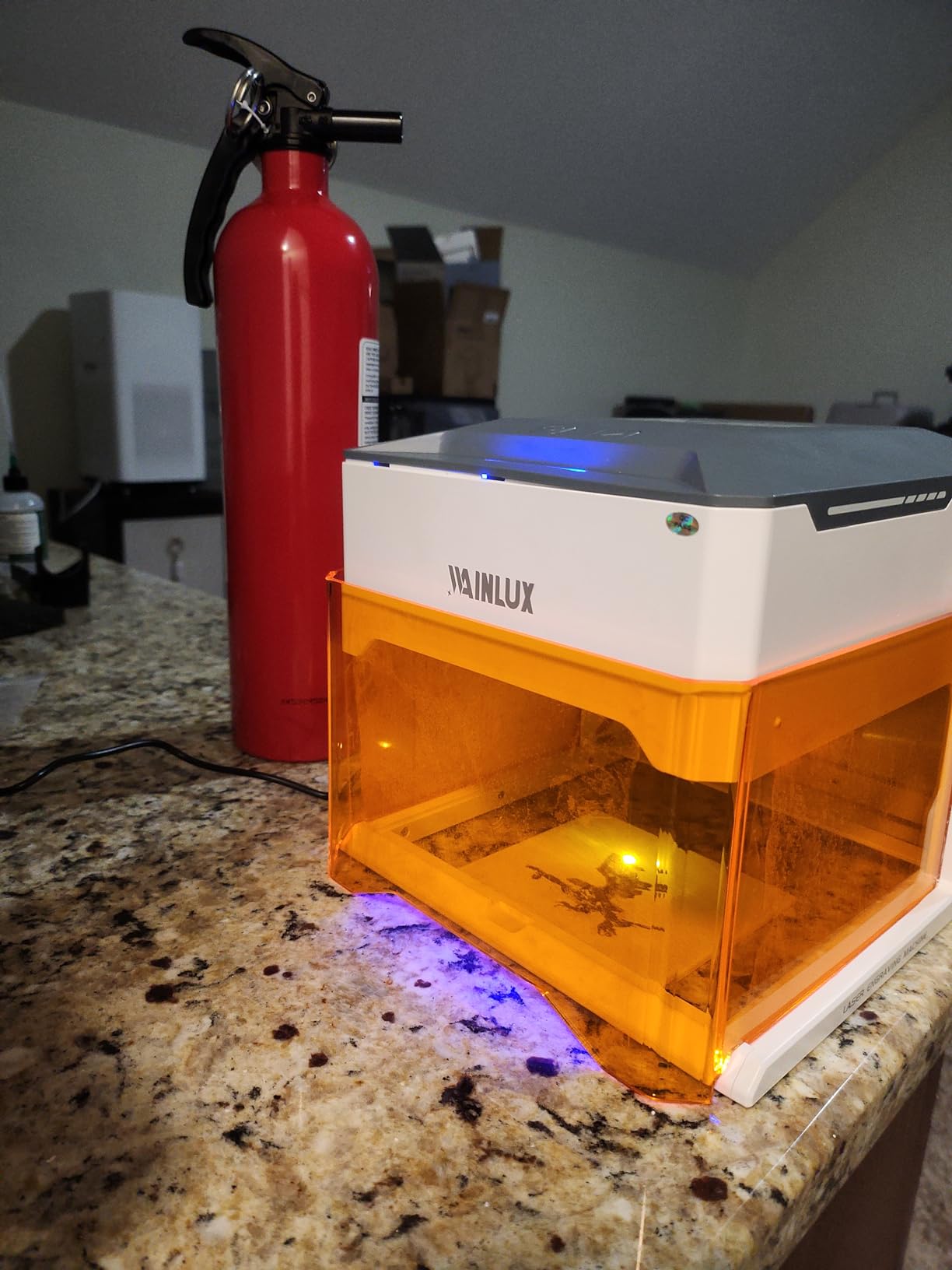 WAINLUXPRO K10 5W Laser Engraver for Beginners, Class 1 Safety Certified, 0.01mm Precision, WiFi/USB/Offline, No Assembly, DIY Crafts & Personalized Gifts customer photo 1