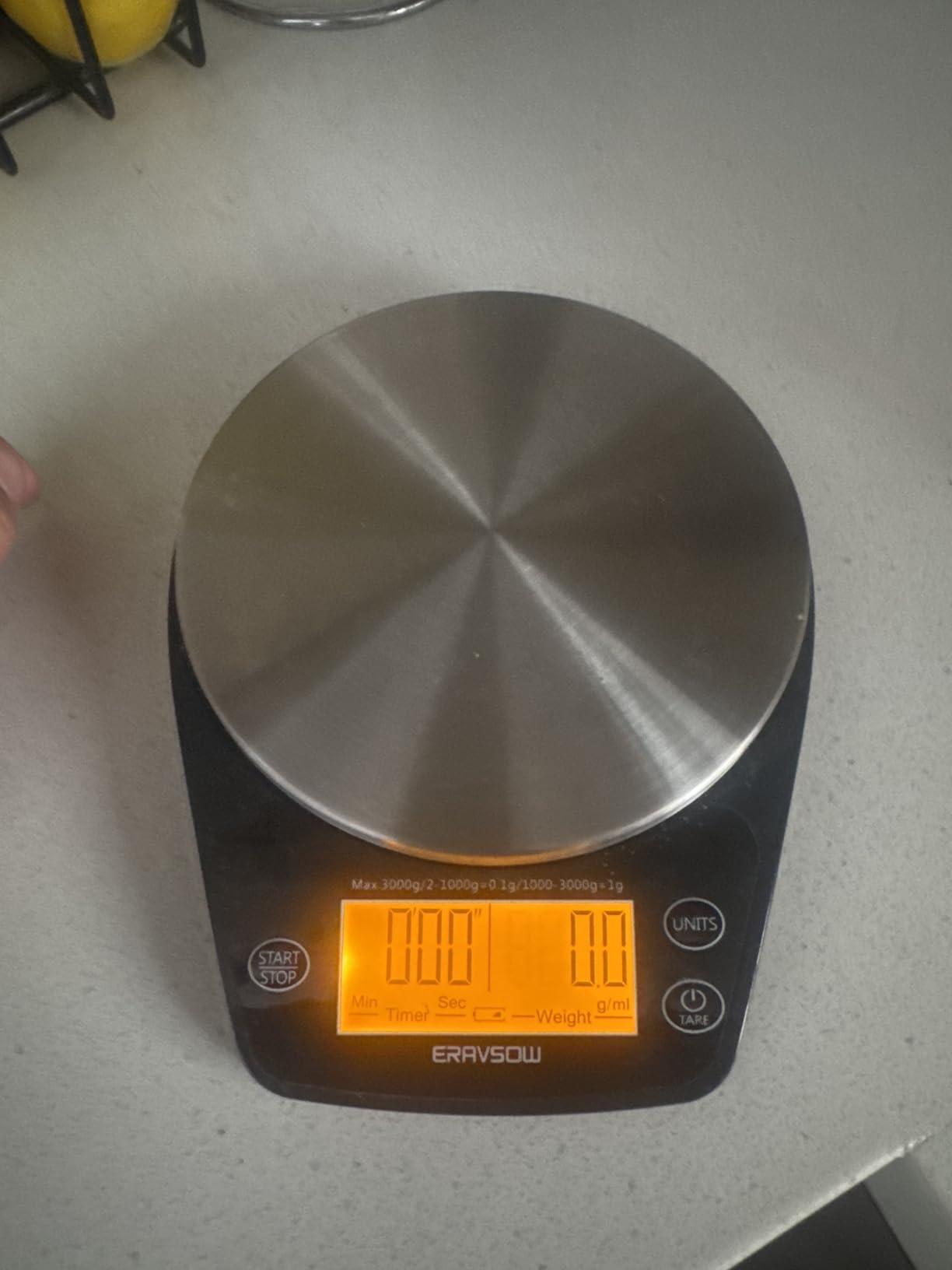 Espresso Coffee Scale with Timer, 0.1g/2kg, USB-C Rechargeable customer photo 2