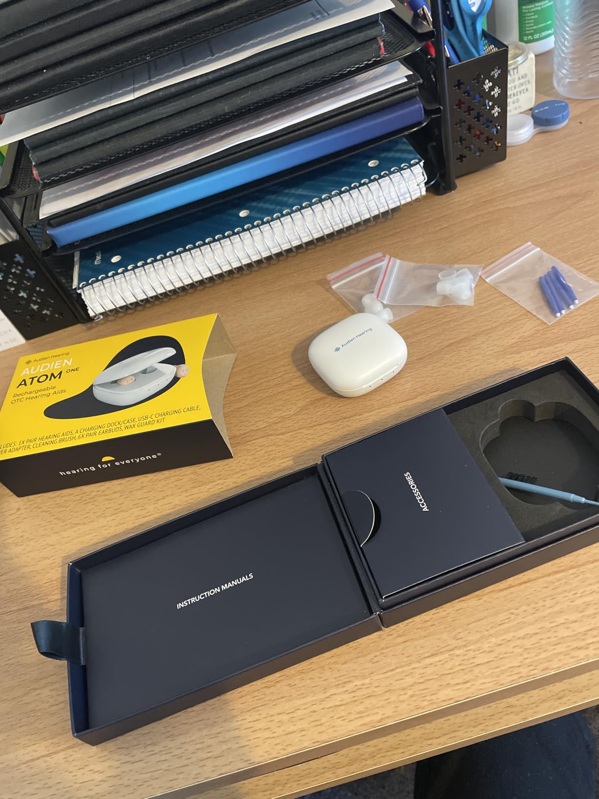Audien Atom One OTC Hearing Aids | Wireless, Rechargeable, Comfortable, Clear Sound, Small Discreet Design customer photo 2