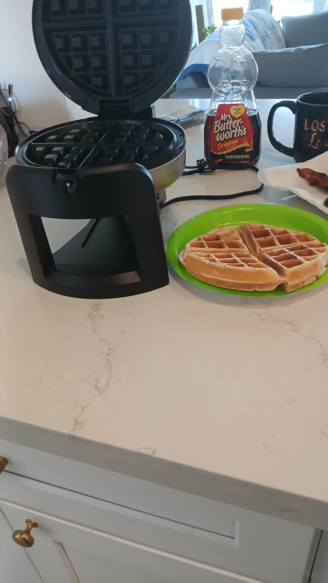 Cuisinart Flip Belgian Waffle Maker, NonStick, Stainless Steel, 1