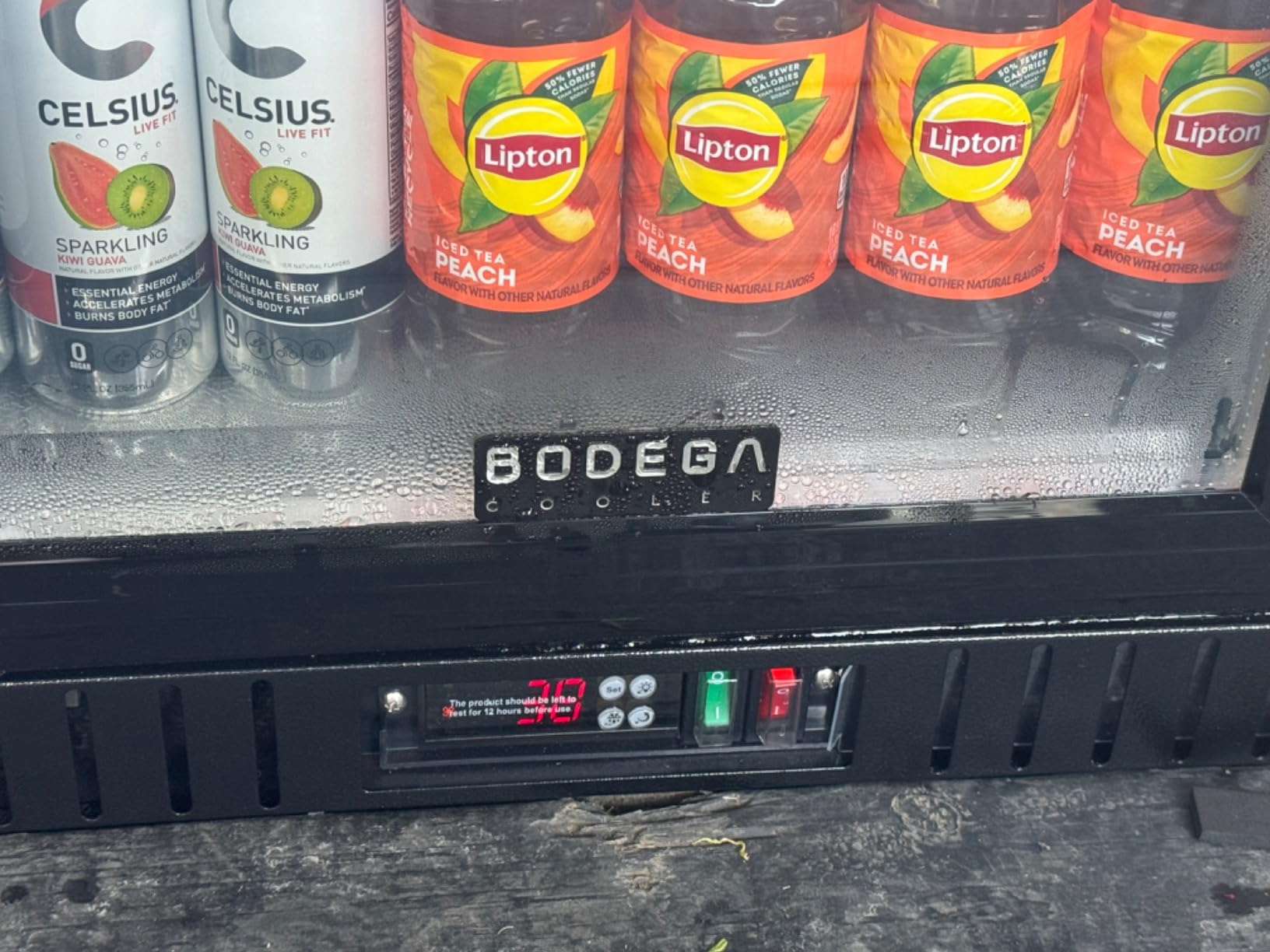 BODEGA BODEGACOOLER 12.5 Cu. Ft. Upright Commercial Beverage Refrigerator, Large Glass-Door Display Merchandiser, Energy-Star Rated Drink & Bar Cooler with Soft LED Lighting and Adjustable Shelves customer photo 2