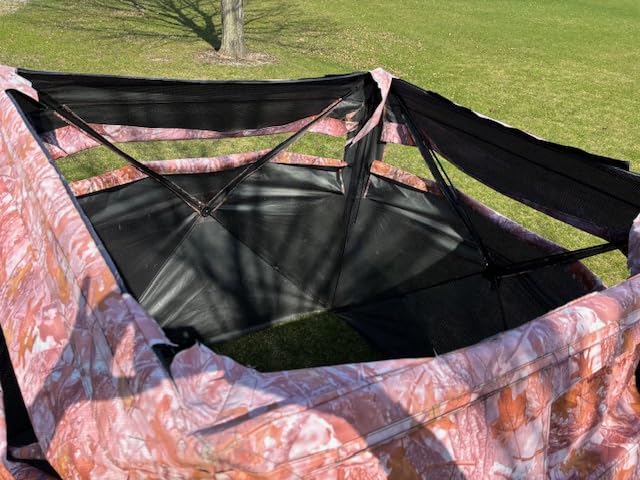 TIDEWE Hunting Blind, 270°/360° See Through Ground Blind customer photo 1