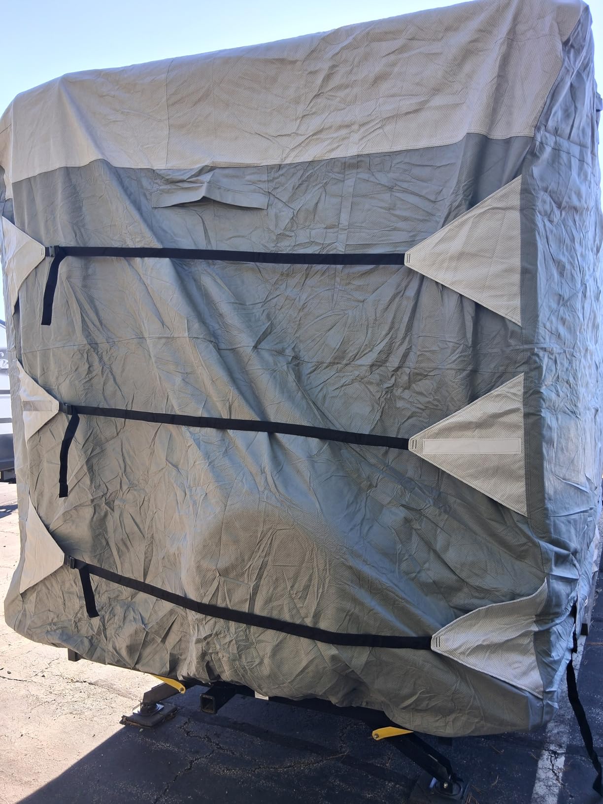 KING BIRD Standard RV Cover, Fits 35-38ft Travel Trailers Campers customer photo 2