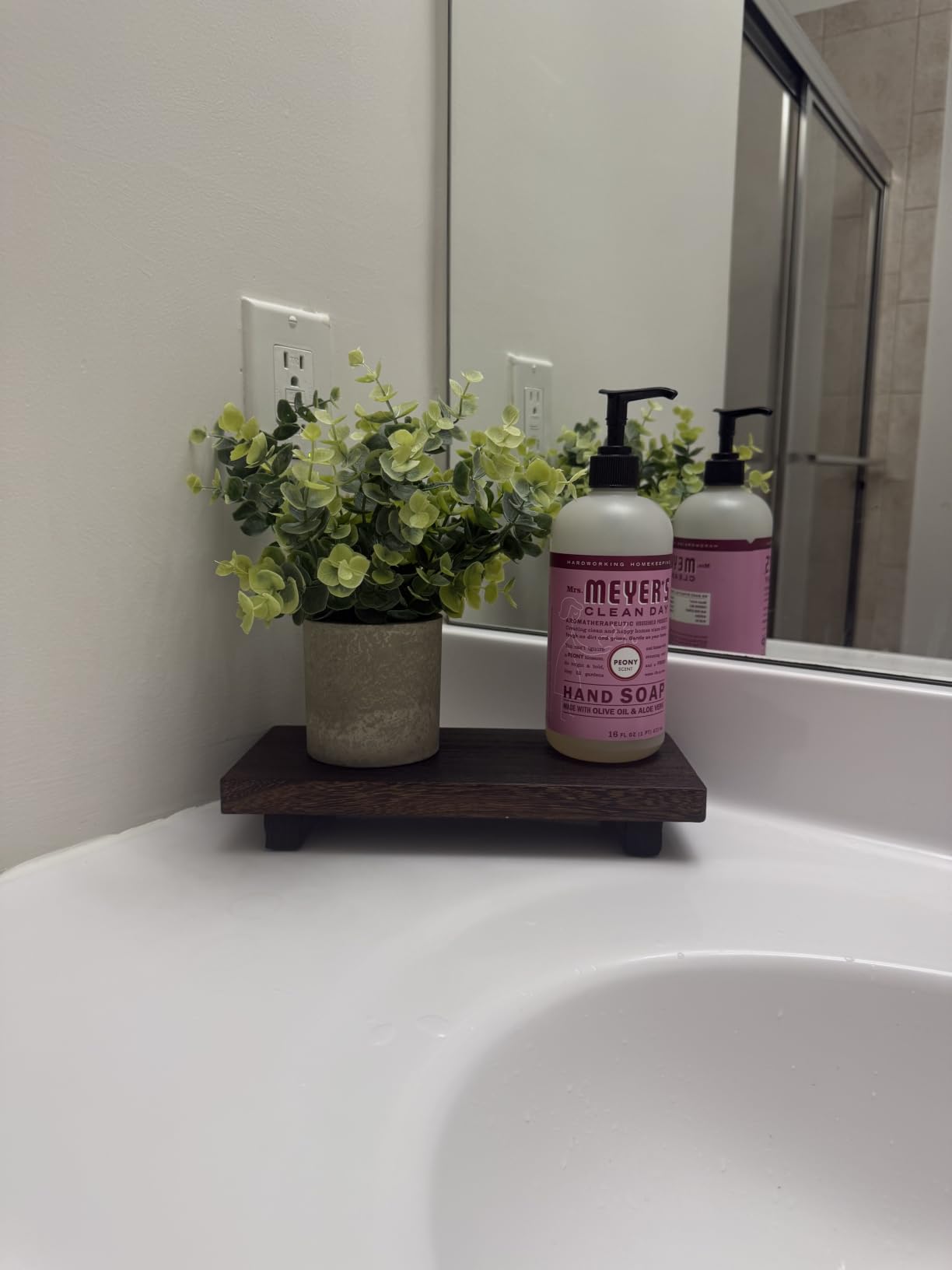 Velener 2 Pcs Small Fake Plants Eucalyptus, Artificial Plants Indoor for Shelf, Potted Eucalyptus Plants for Home/Bathroom/Pottery Barn/Desk/Farmhouse/Coffee Table Decor (Sage Green) customer photo 2
