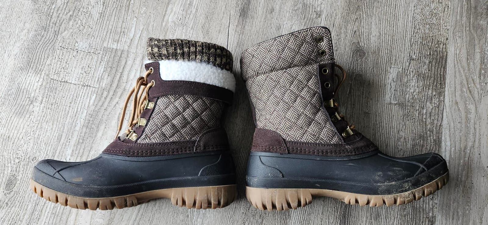STQ Women's Duck Boots Waterproof Winter Snow Boot customer photo 1